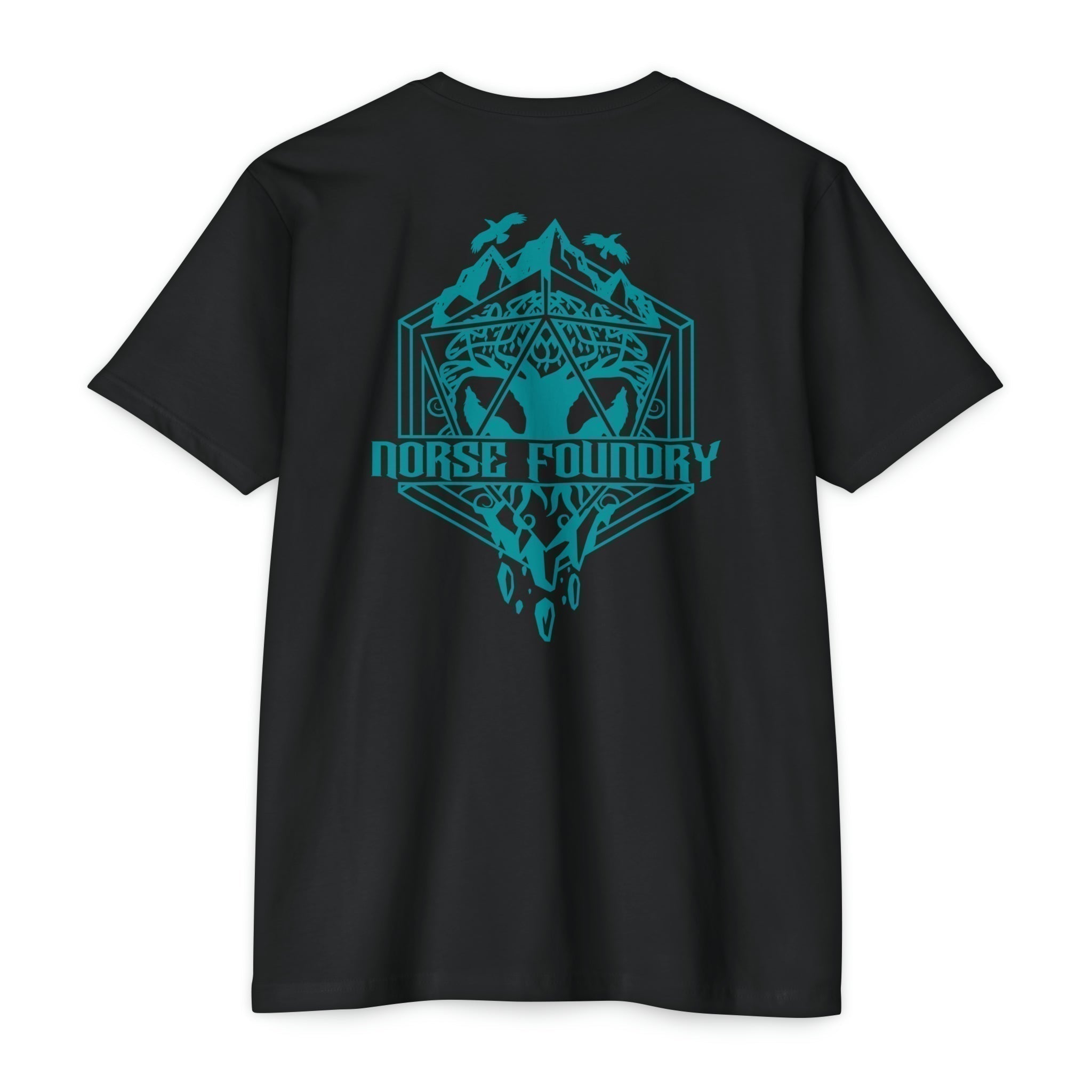 Roll for Adventure Teal - Norse Foundry T-Shirt - 67057673497250099563_Parent