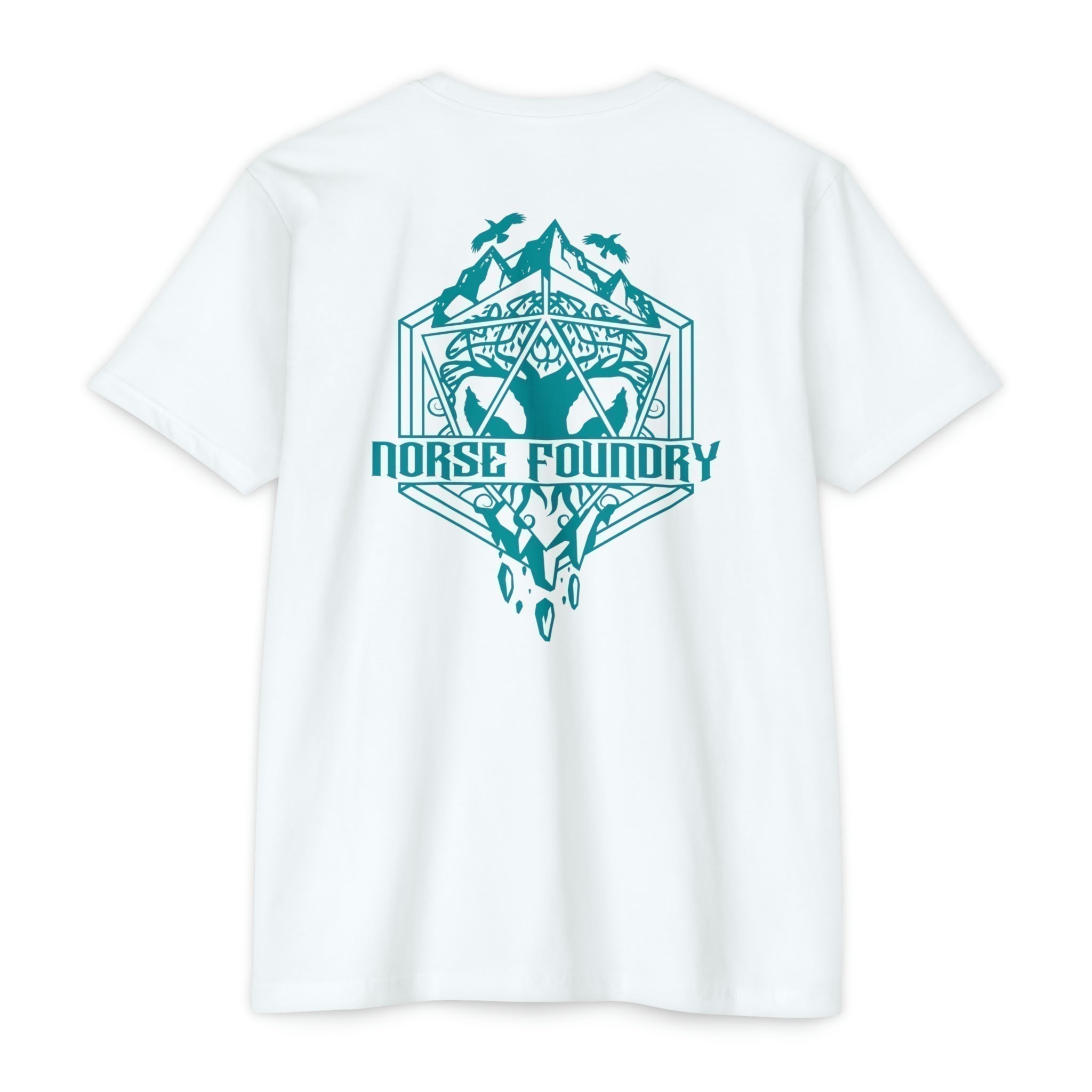 Roll for Adventure Teal - Norse Foundry T-Shirt - 32815752164195076872