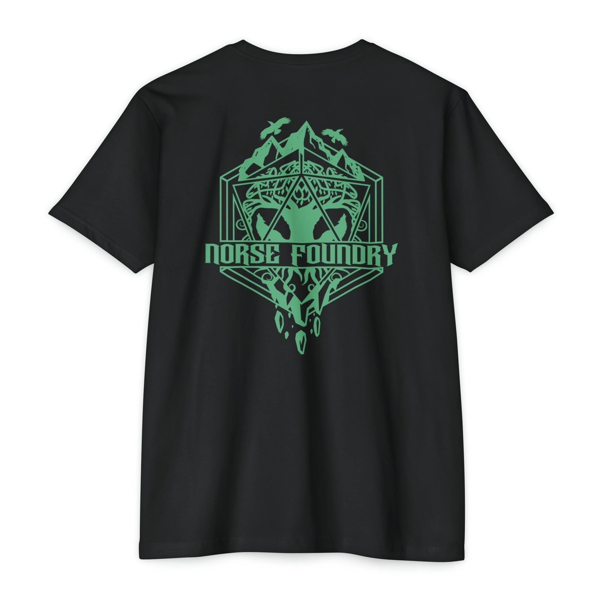 Roll for Adventure Green - Norse Foundry T-Shirt - 10038637082488324109