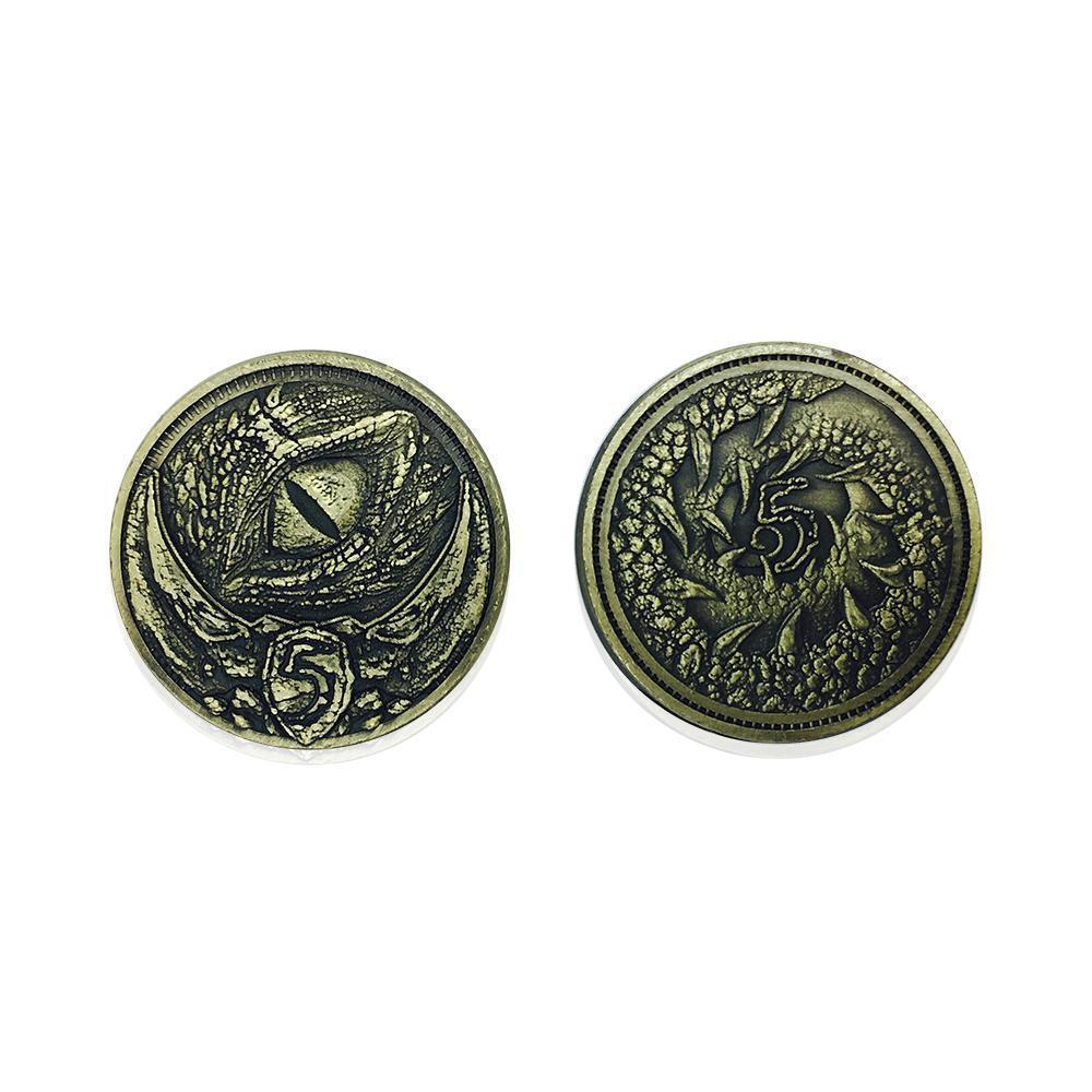 Adventure Coins - Dragon Metal Coins Set of 10-Coins-Norse Foundry-RPG Coins-Metal Coins-D&D Coins-TTRPG Coins-d&d accessories-dnd coins
