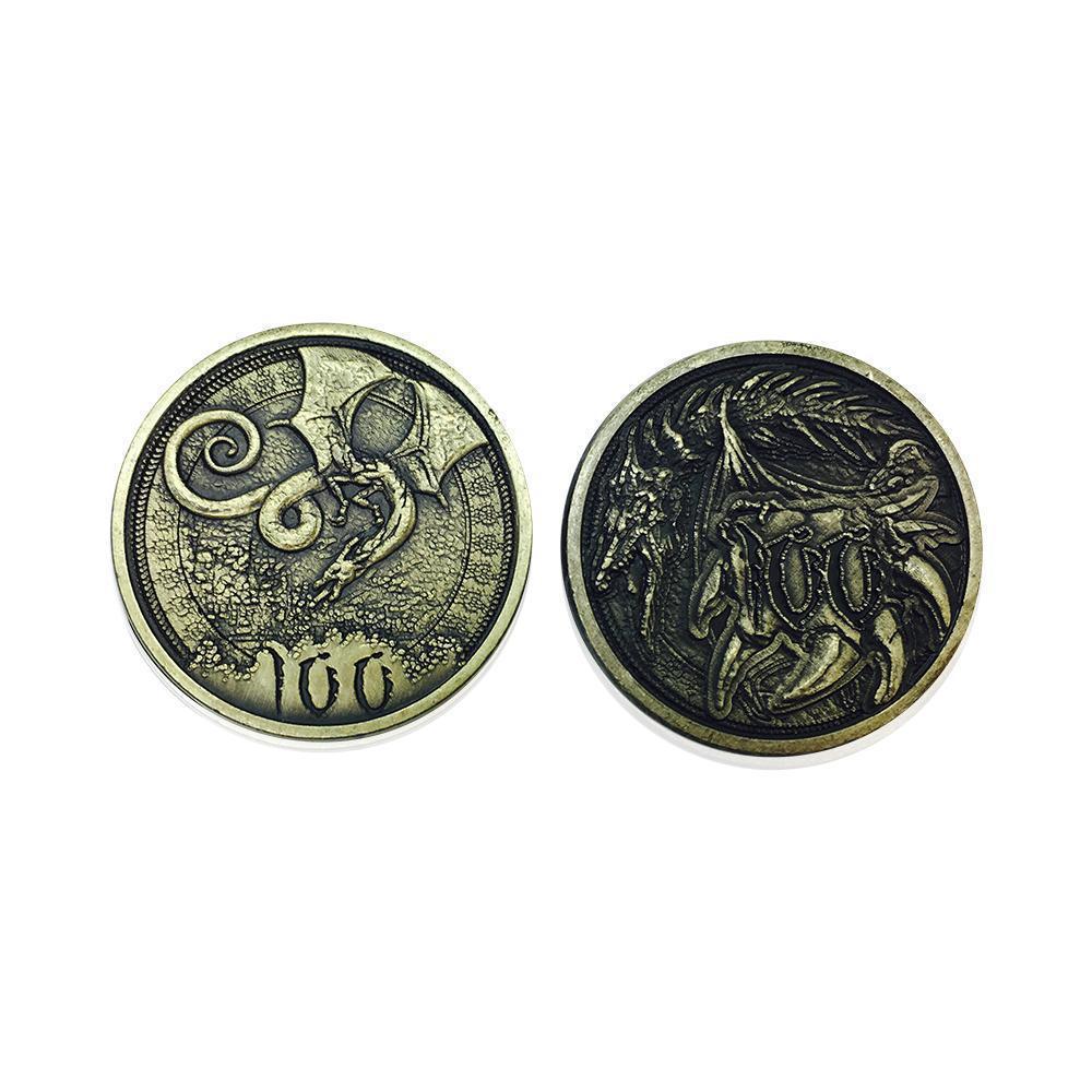 Adventure Coins - Dragon Metal Coins Set of 10-Coins-Norse Foundry-RPG Coins-Metal Coins-D&D Coins-TTRPG Coins-d&d accessories-dnd coins