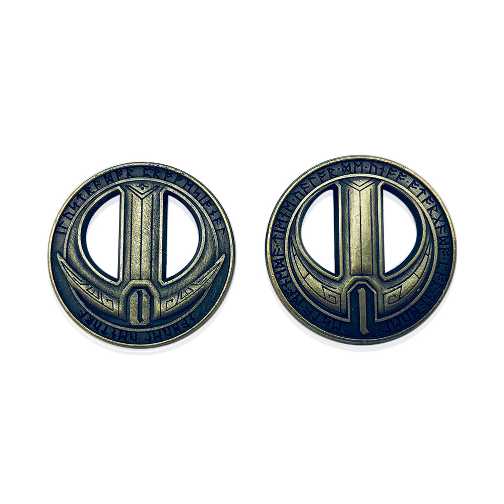 Adventure Coins – Dwarven Metal Coins Set of 10-Coins-Norse Foundry-RPG Coins-Metal Coins-D&D Coins-TTRPG Coins-d&d accessories-dnd coins