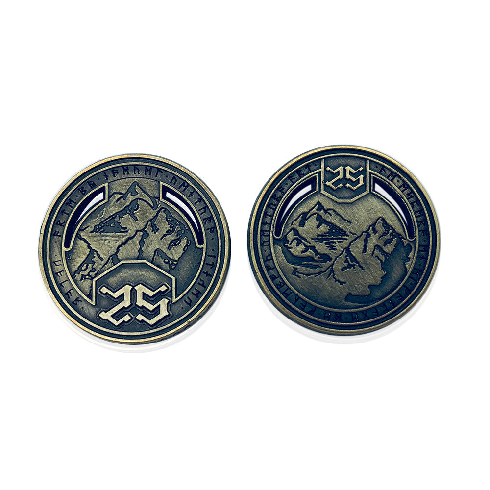 Adventure Coins – Dwarven Metal Coins Set of 10-Coins-Norse Foundry-RPG Coins-Metal Coins-D&D Coins-TTRPG Coins-d&d accessories-dnd coins