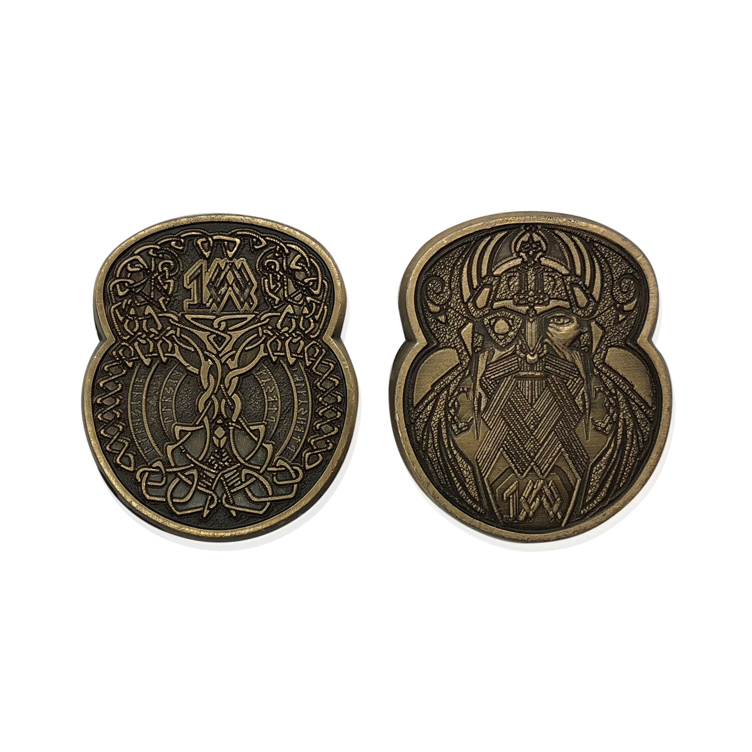 Adventure Coins - Norse Metal Coins Set of 10-Coins-Norse Foundry-RPG Coins-Metal Coins-D&D Coins-TTRPG Coins-d&d accessories-dnd coins