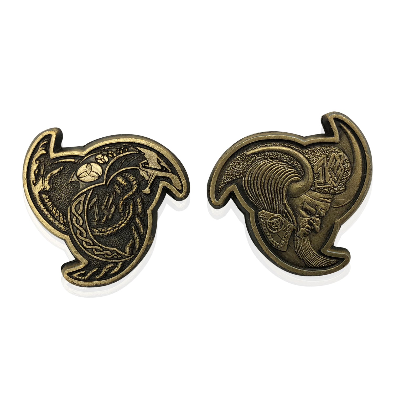 Adventure Coins - Norse Metal Coins Set of 10-Coins-Norse Foundry-RPG Coins-Metal Coins-D&D Coins-TTRPG Coins-d&d accessories-dnd coins