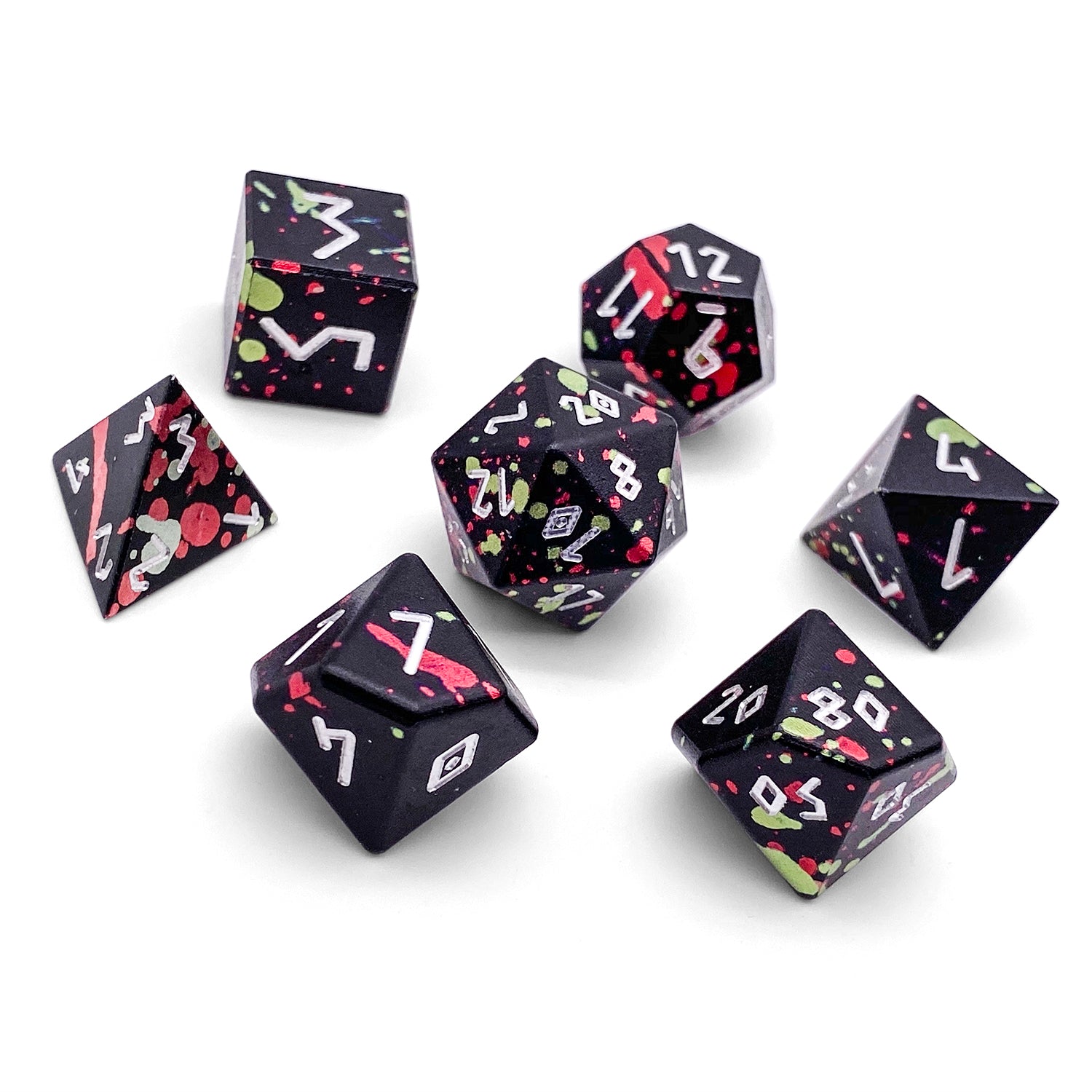 Astral Plane - 7 Piece RPG Set 6063 Aluminum Wondrous Dice-Wondrous Dice | Set of 7-Norse Foundry-Norse Foundry-aluminum dice-dungeons & dragons-d&d dice set-rpg dice set-aluminum d&d dice set-d&d-lightweight-perfect for tabletop rpgs