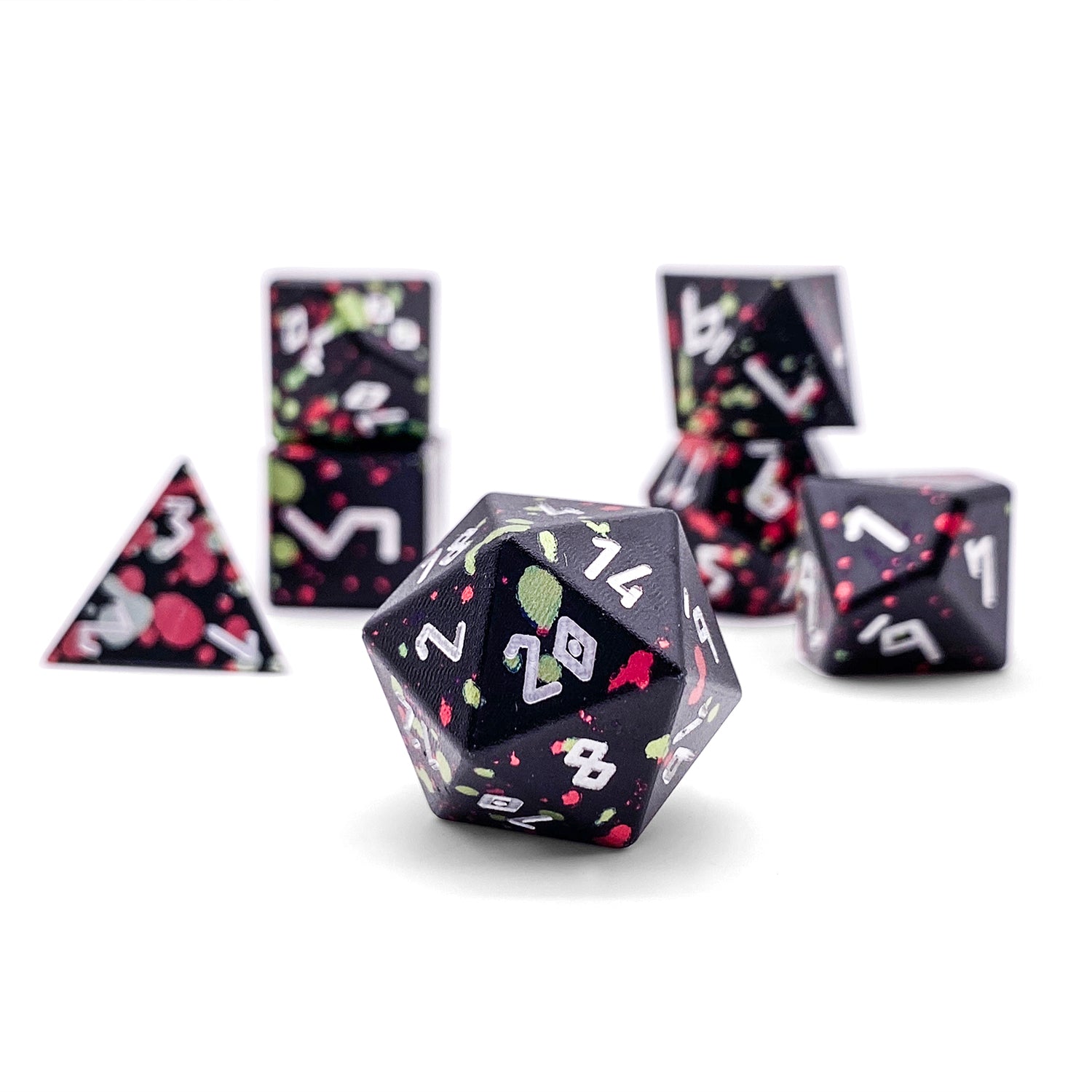 Astral Plane - 7 Piece RPG Set 6063 Aluminum Wondrous Dice-Wondrous Dice | Set of 7-Norse Foundry-Norse Foundry-aluminum dice-dungeons & dragons-d&d dice set-rpg dice set-aluminum d&d dice set-d&d-lightweight-perfect for tabletop rpgs