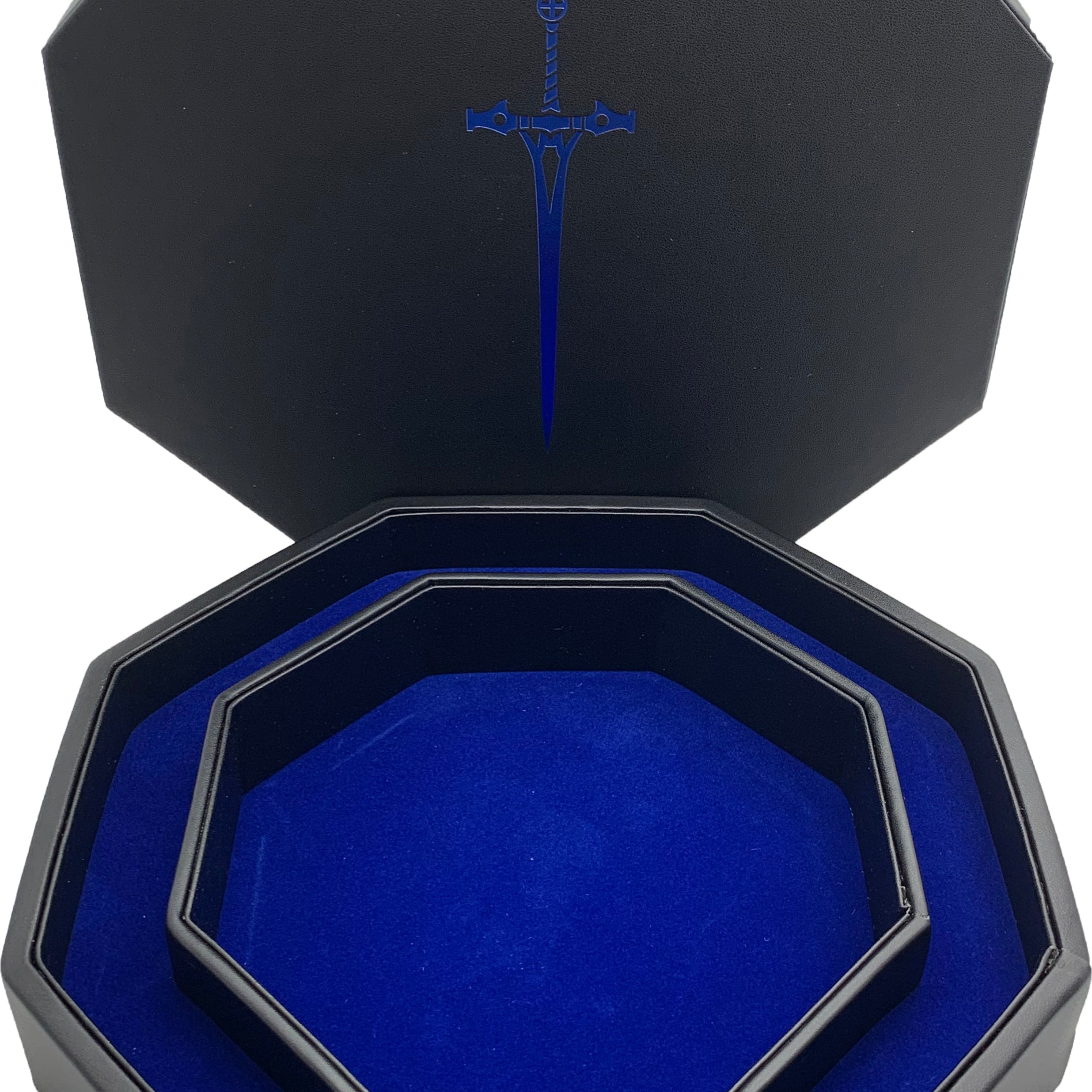 Blue Sword - Tray of Holding™ Dice Tray by Norse Foundry-Dice Tray-Norse Foundry-Dice Tray-D&D Dice Tray-D&D Dice Tray-D&D Accessories-DnD Dice Storage