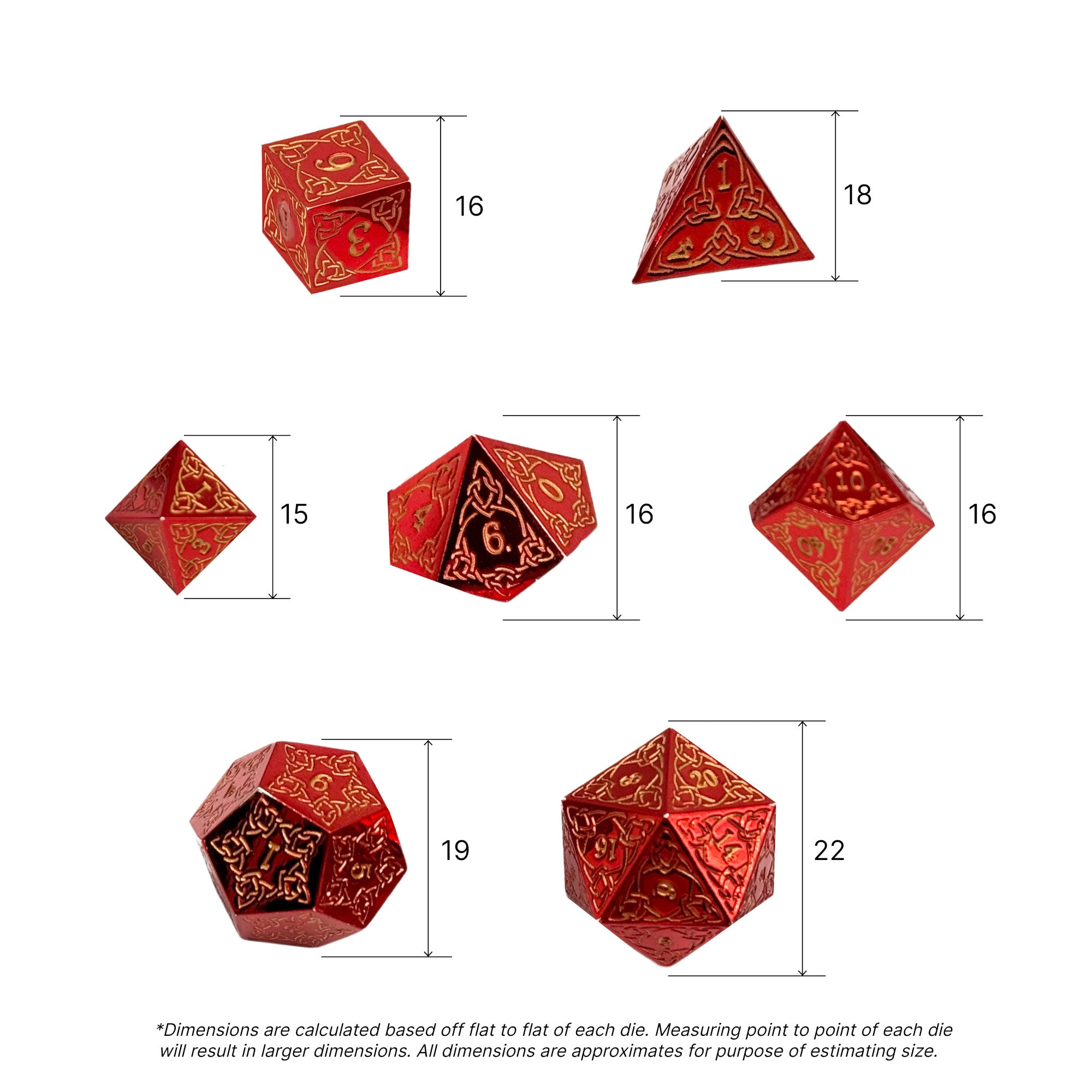 Celtic Mystery Dice Set-Mystery Deals-Norse Foundry-mystery dice-dungeons and dragons-dungeons & dragons-d&d-mystery deal-Perfect for Tabletop RPGs