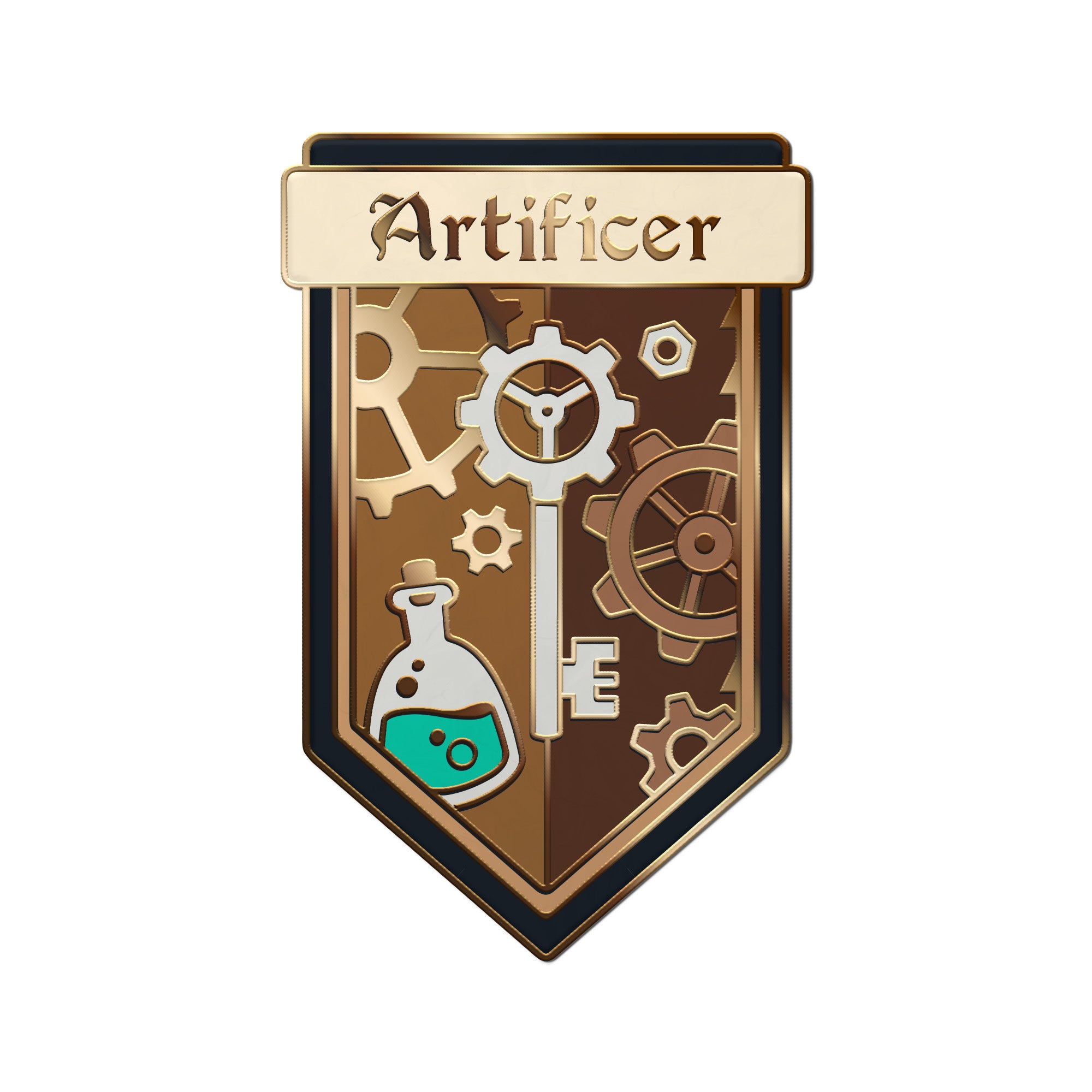 Class Pin - Artificer-Enamel Pin-Norse Foundry -d&d-dungeons & dragons-accessories-dnd pin-class pin-pin collections
