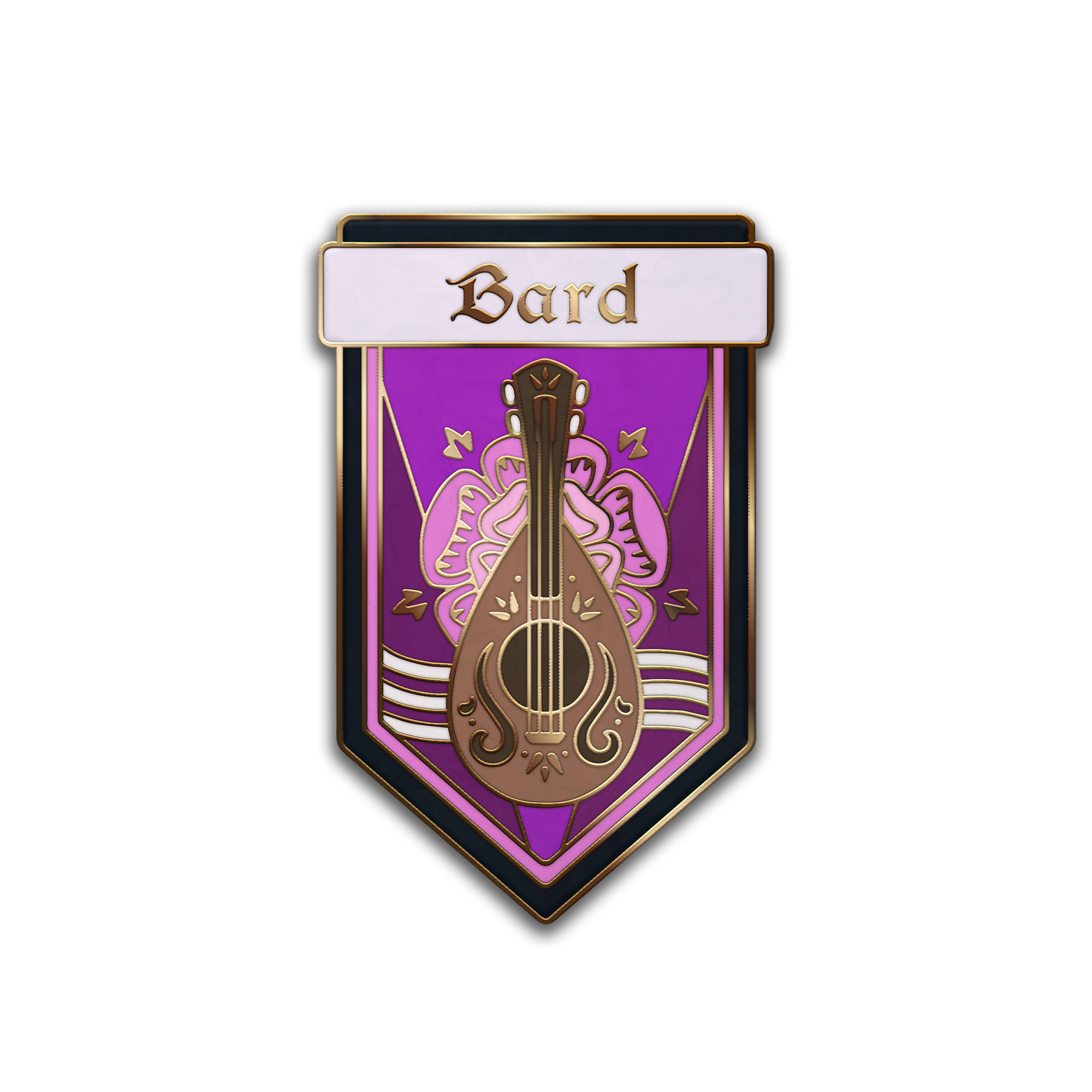 Class Pin - Bard-Enamel Pin-Norse Foundry -d&d-dungeons & dragons-accessories-d&d pin-class pin-pin collections