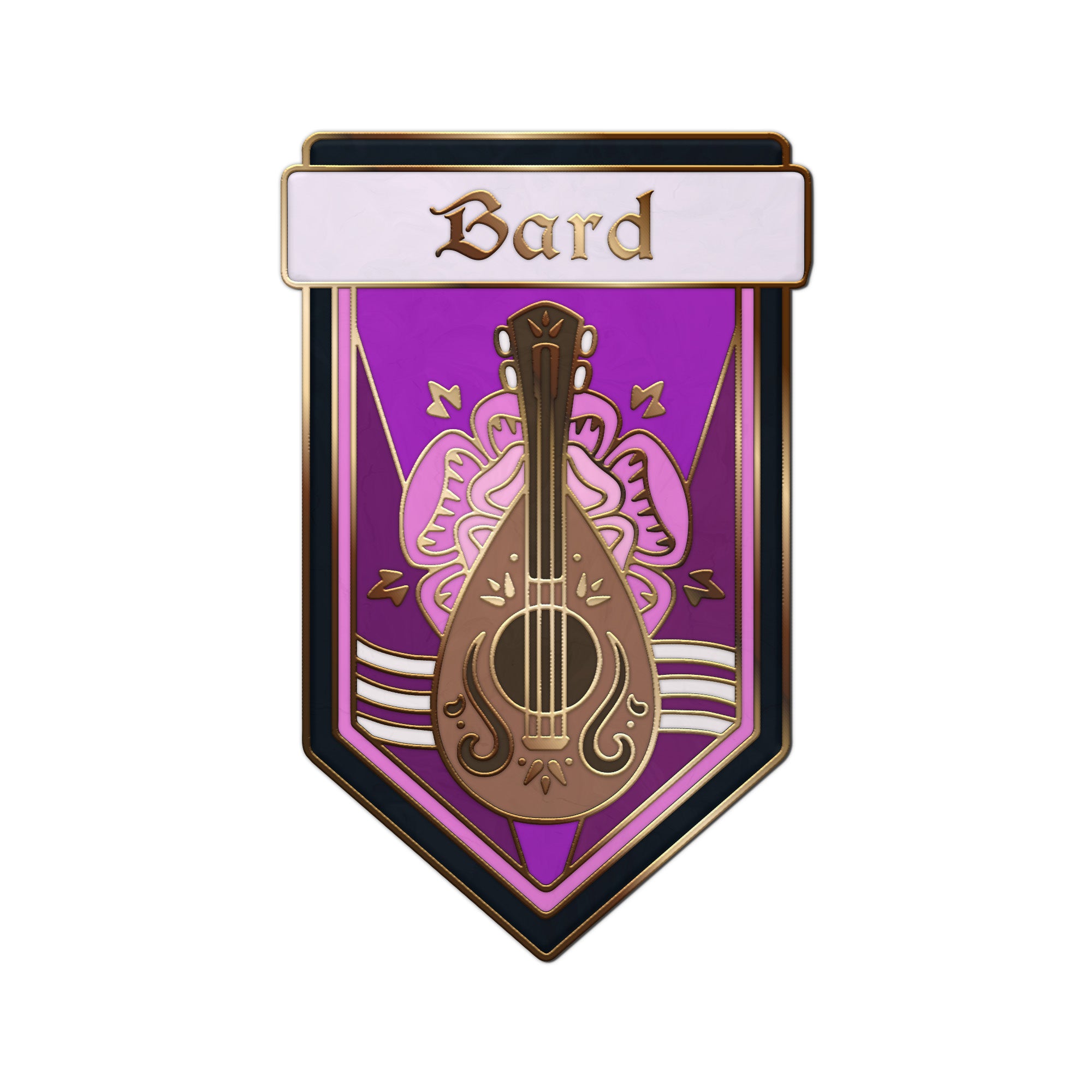 Class Pin - Bard-Enamel Pin-Norse Foundry -d&d-dungeons & dragons-accessories-dnd pin-class pin-pin collections