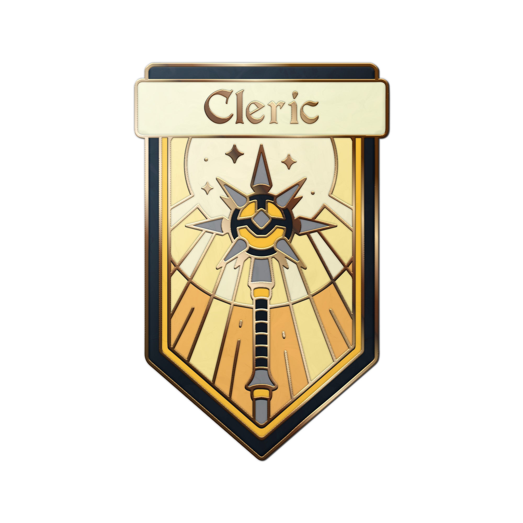 Class Pin - Cleric-Enamel Pin-Norse Foundry -d&d-dungeons & dragons-accessories-dnd pin-class pin-pin collections