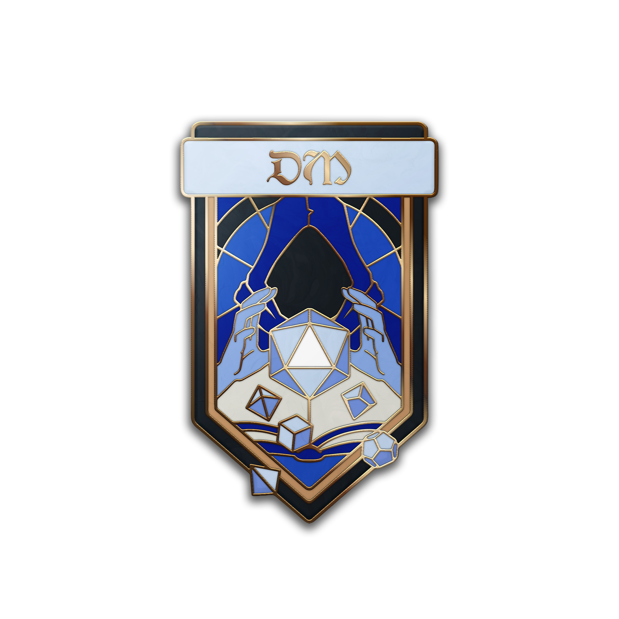 Class Pin - DM-Enamel Pin-Norse Foundry -D&D Enamel Pin-D&D Pin-Dungeons and Dragons Enamel Pin-D&D Accessories