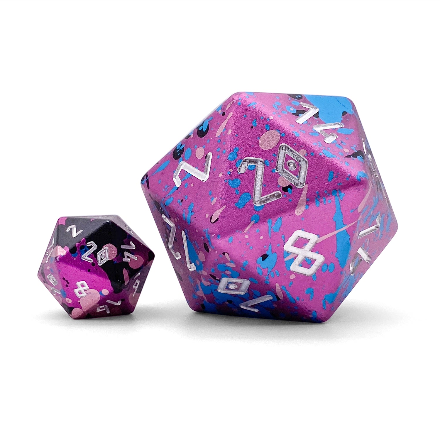 Cosmic Horror - Boulder® 55mm 6063 Aluminum Wondrous Dice-Dice-Norse Foundry-Norse Foundry-aluminum dice-dungeons & dragons-d&d dice-rpg dice-d20-d&d-55mm-oversize-boulder-perfect for tabletop rpgs