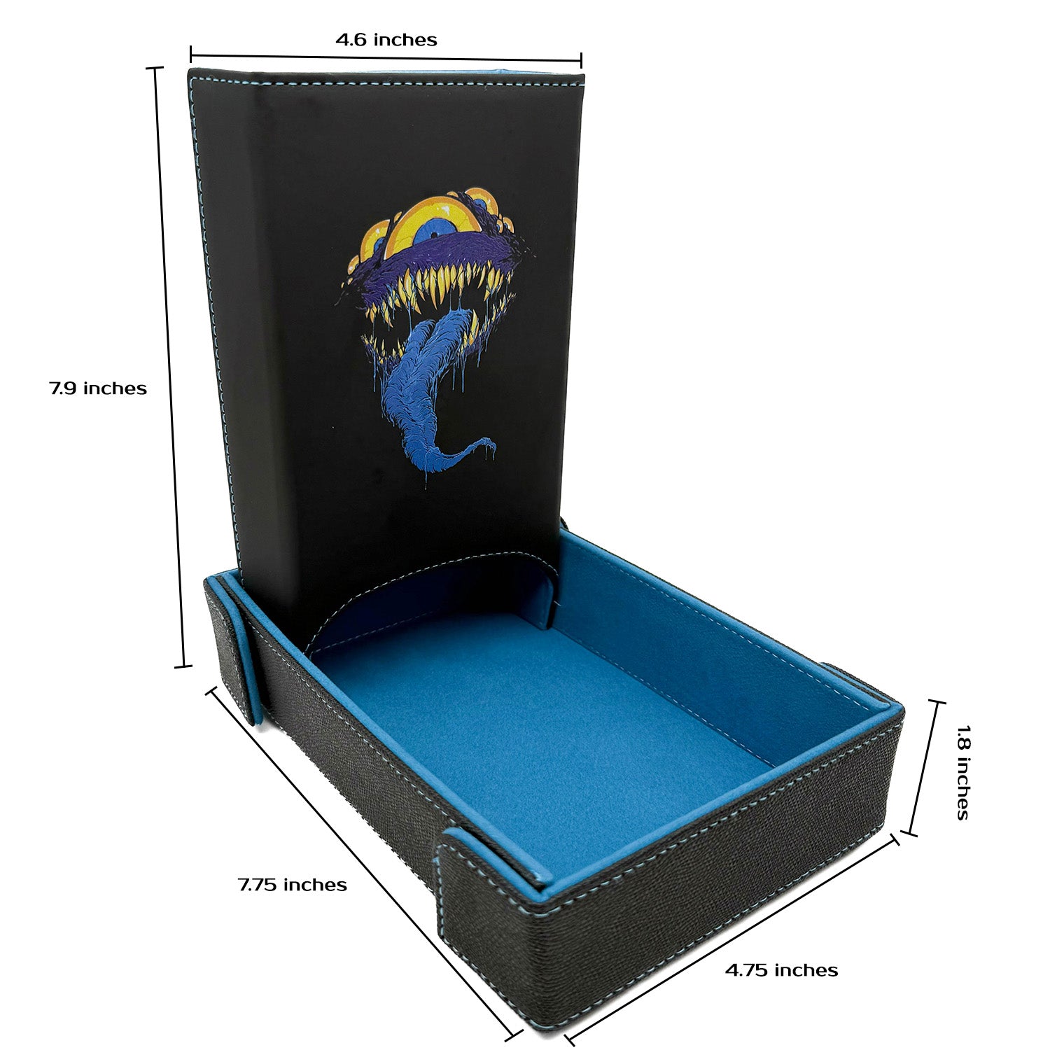 Dice Tray / Tower Bundle: Mimic-Dice Tray-Norse Foundry -Dice Tray Dice Tower-DND Tray-D&D Dice Tower-DnD Accessories-Dice Rolling Tower with Tray-Portable Dice Tower Set