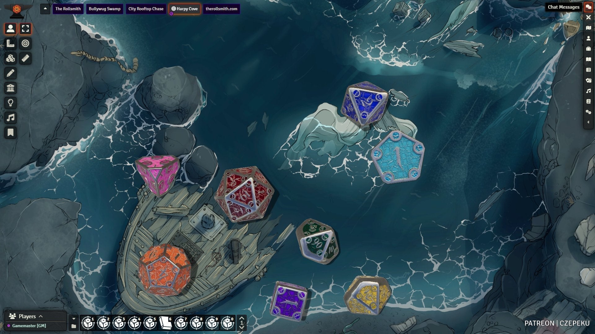 Dungeon Delve Treasure Trove Digital Dice Set