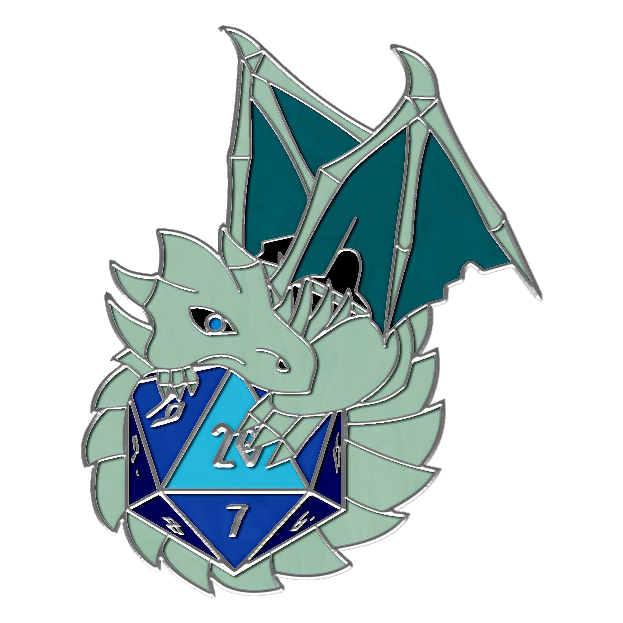 Dracolich - Hard Enamel Adventure Dice Pin Metal by Norse Foundry-Pins-Norse Foundry-D&D Enamel Pin-D&D Pin-Dungeons and Dragons Enamel Pin-DnD Accessories