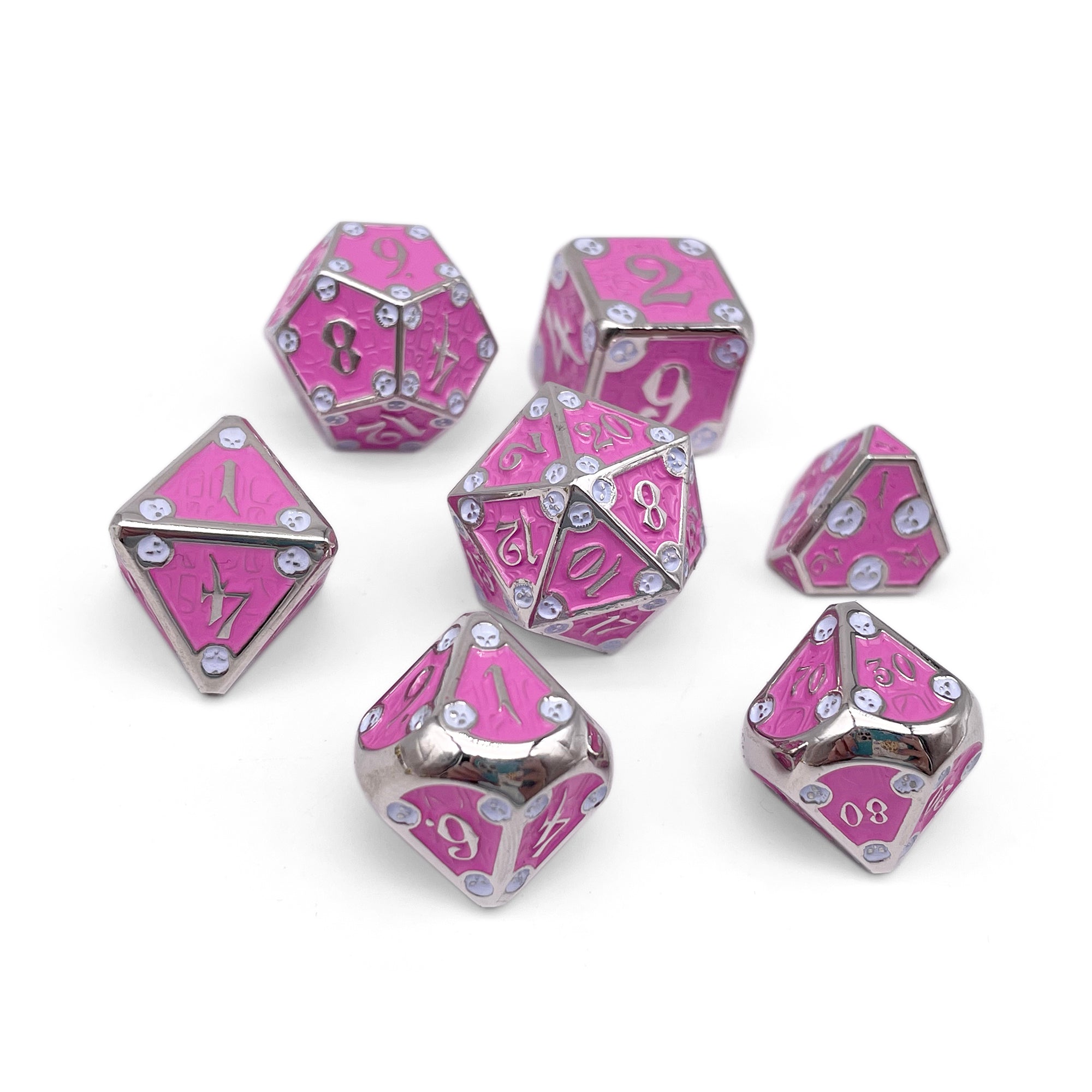Dungeon Delve - Arcane Trap 7 Piece RPG set Alloy Metal Dice-Metal - Zinc Alloy Dice-Norse Foundry-Norse Foundry-dungeons & dragons-d&d dice set-rpg dice set-d20-metal dice set-d&d-perfect for tabletop rpgs