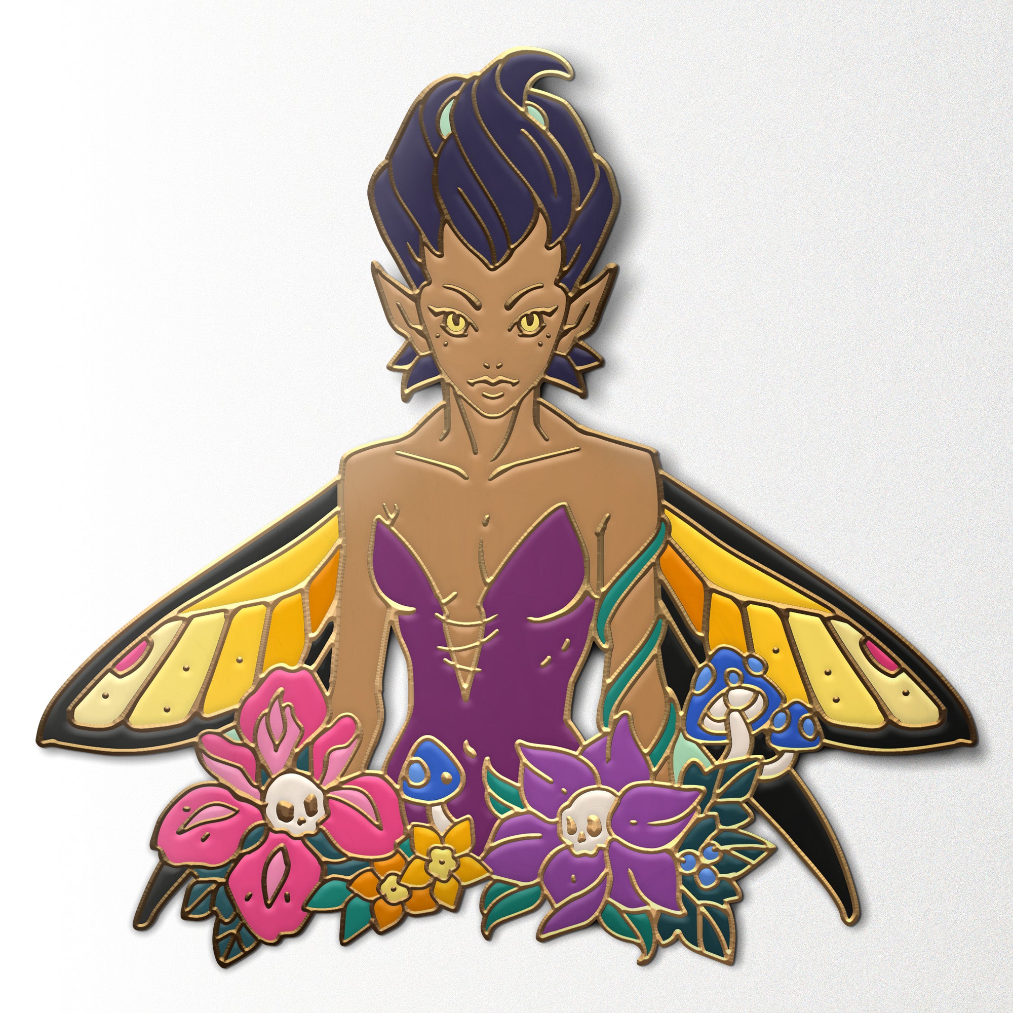 Fae Mystery Pin-Enamel Pin-Norse Foundry-mysterypins-mystery-pins-d&d-dungeons & dragons-accessories-dnd pins
