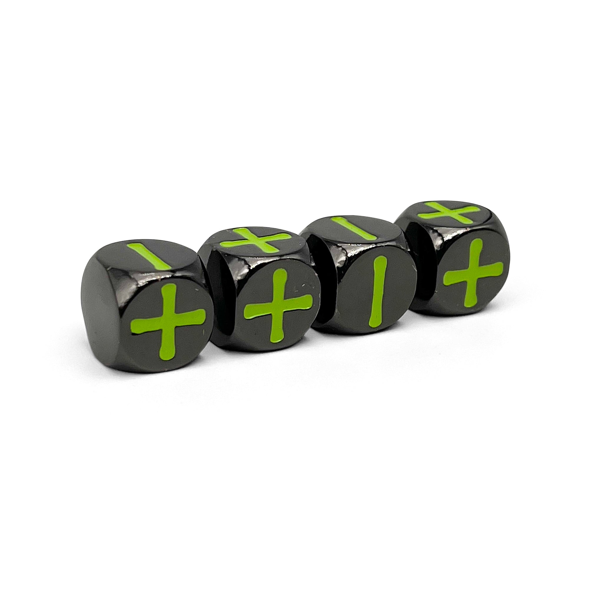 Fate Dice – Blacksmith Anvil Pack of 4 Metal Dice-Zinc Alloy Dice-Norse Foundry-Norse Foundry-dungeons & dragons-d&d dice set-rpg dice set-d20-metal dice set-d&d-perfect for tabletop rpgs