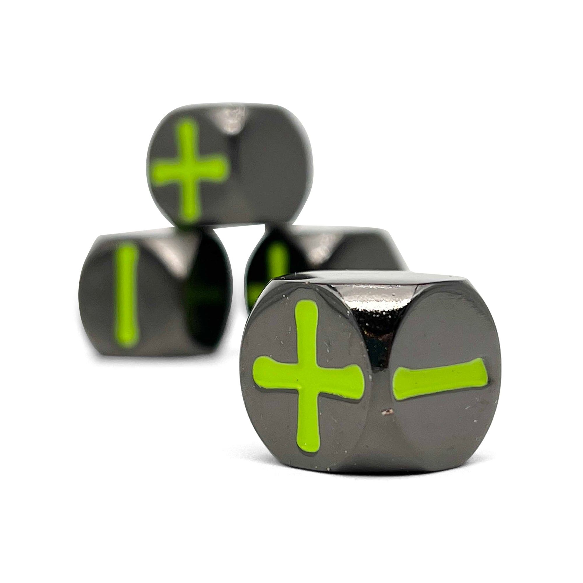 Fate Dice – Blacksmith Anvil Pack of 4 Metal Dice-Zinc Alloy Dice-Norse Foundry-Norse Foundry-dungeons & dragons-d&d dice set-rpg dice set-d20-metal dice set-d&d-perfect for tabletop rpgs