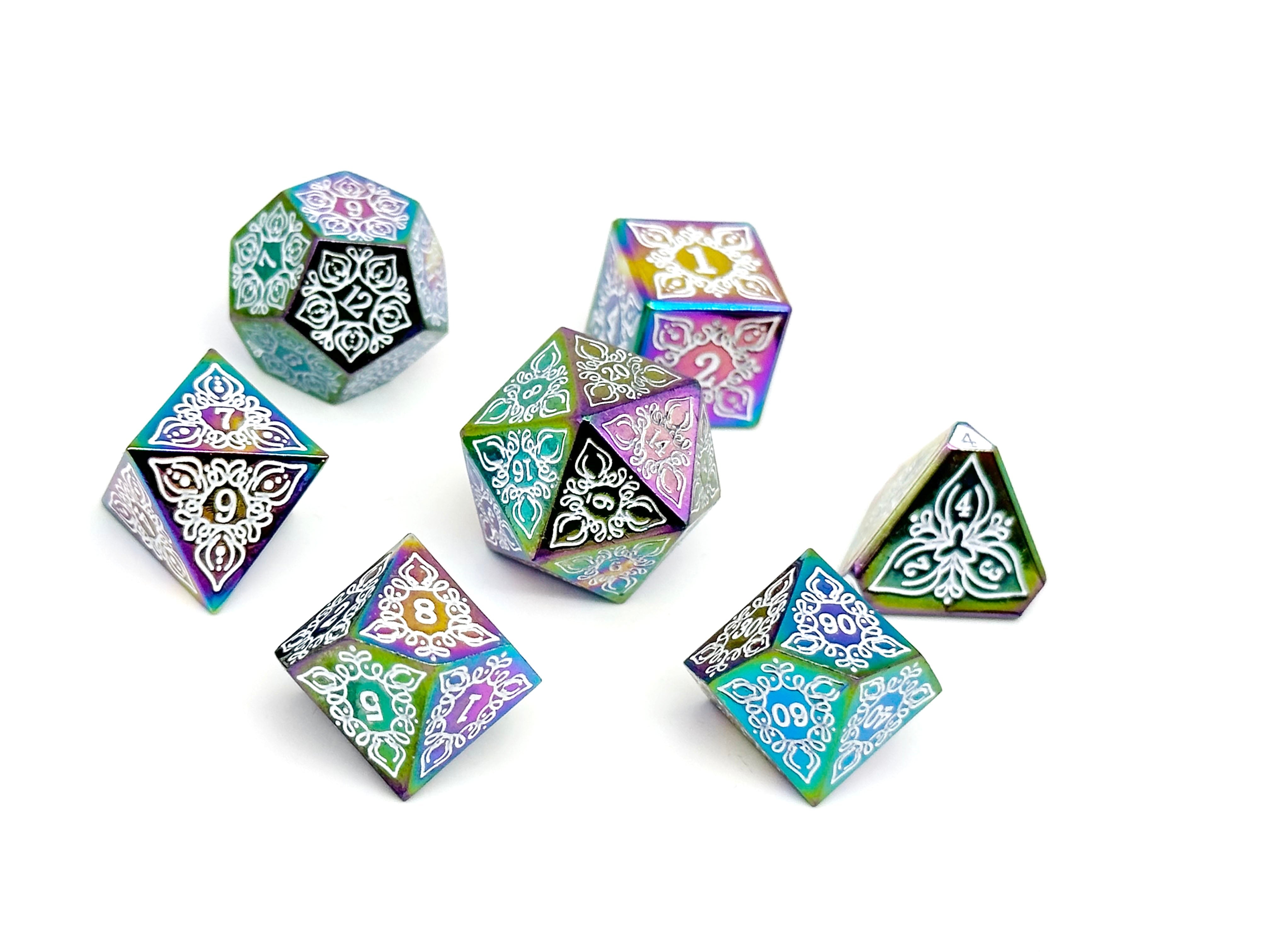 Feyweave - Feybane-Norse Foundry-Norse Foundry-dungeons & dragons-d&d dice set-rpg dice set-d20-metal dice set-d&d-perfect for tabletop rpgs