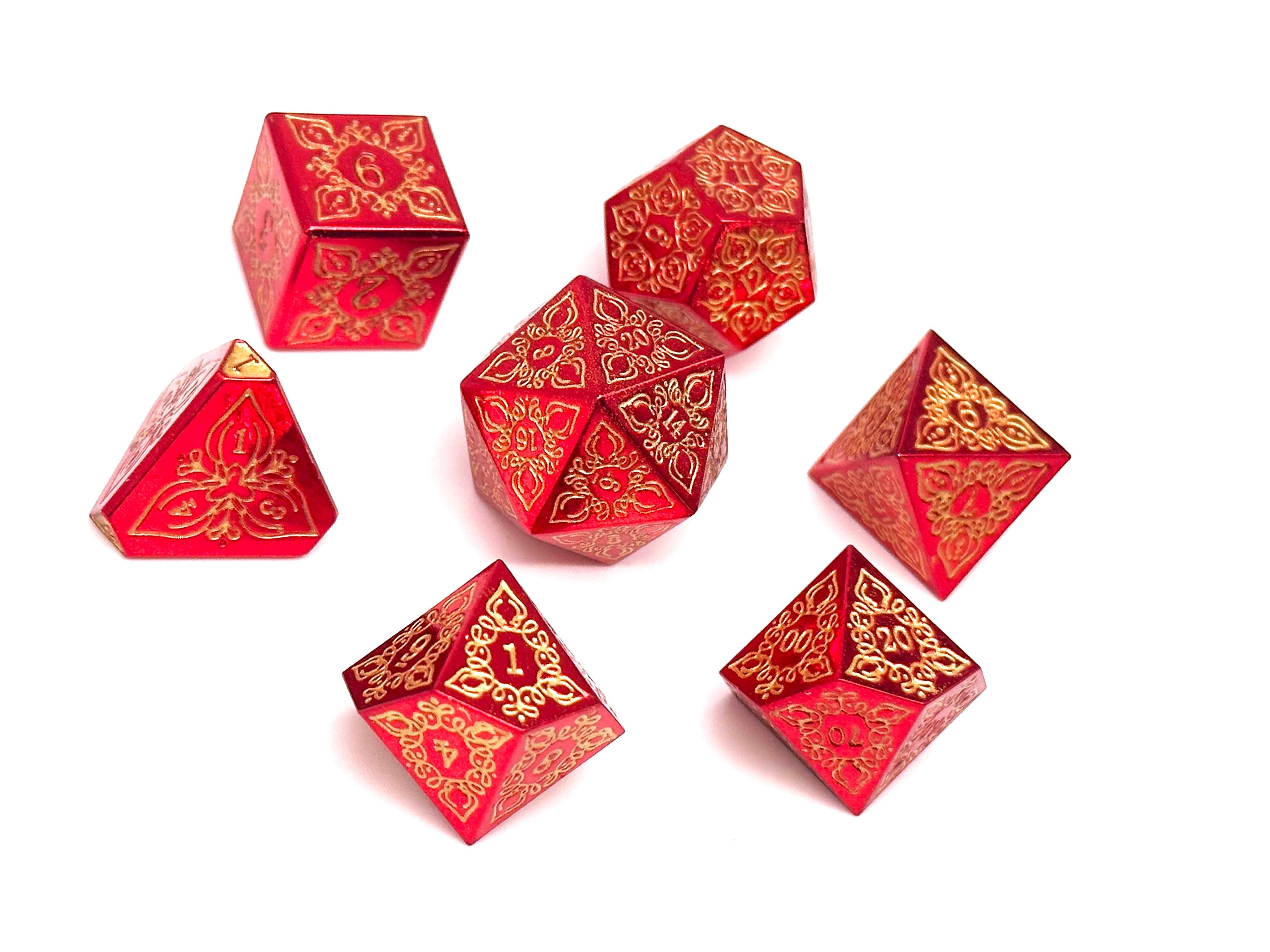 Feyweave - Calypso-Norse Foundry-Norse Foundry-dungeons & dragons-d&d dice set-rpg dice set-d20-metal dice set-d&d-perfect for tabletop rpgs