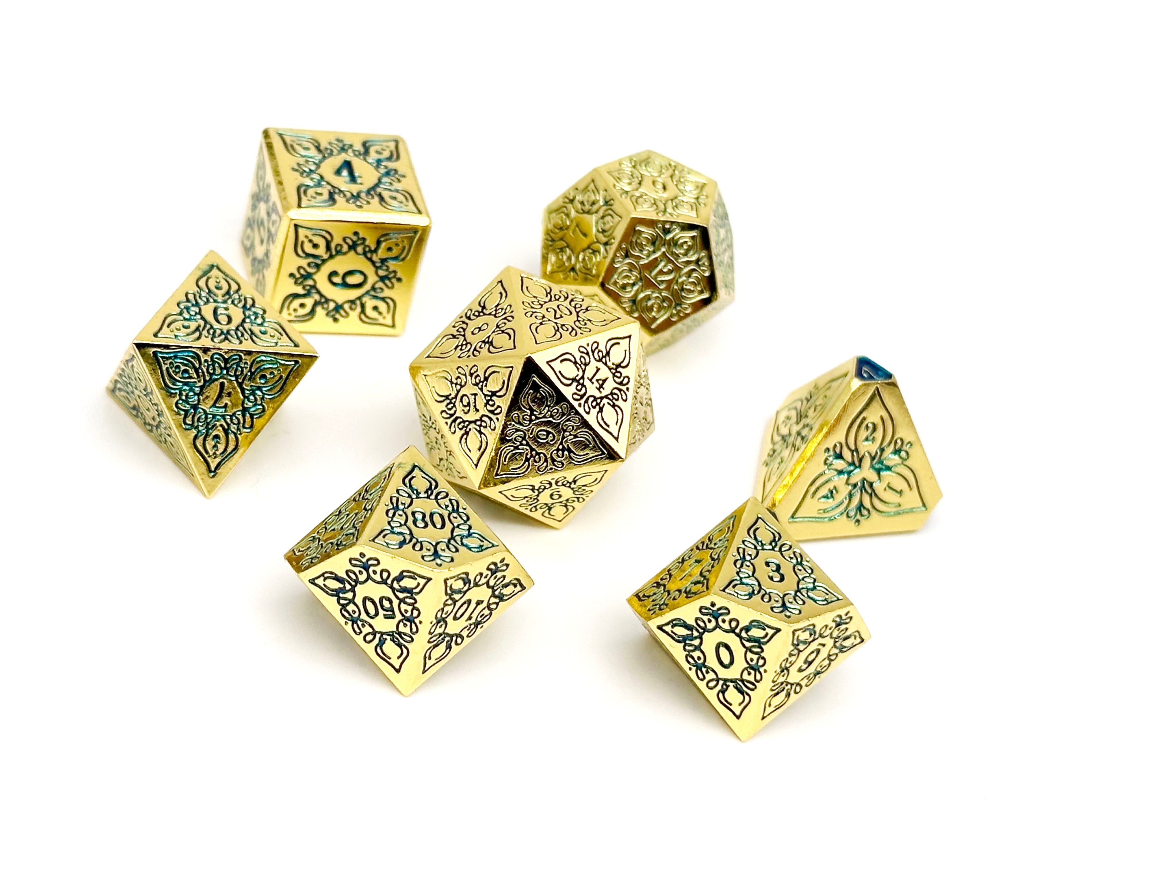 Feyweave - Celestial Glade-Norse Foundry-Norse Foundry-dungeons & dragons-d&d dice set-rpg dice set-d20-metal dice set-d&d-perfect for tabletop rpgs