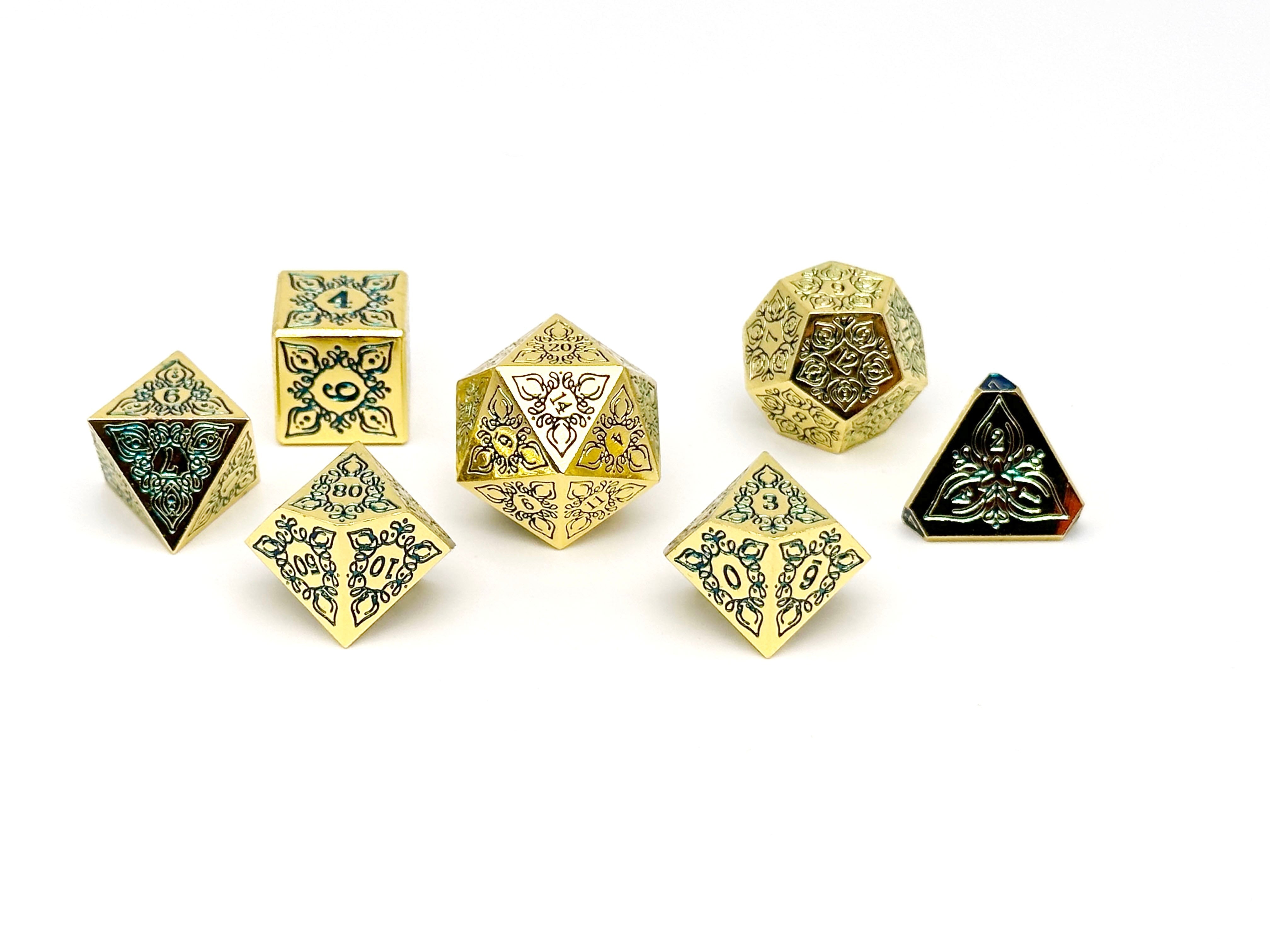 Feyweave - Celestial Glade-Norse Foundry-Norse Foundry-dungeons & dragons-d&d dice set-rpg dice set-d20-metal dice set-d&d-perfect for tabletop rpgs