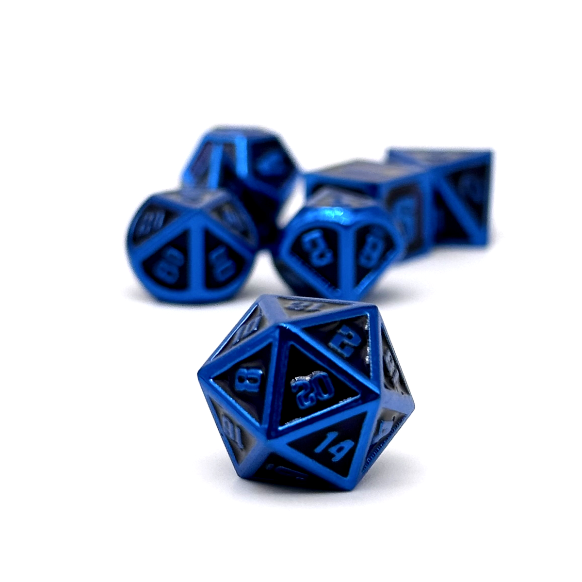 Gravestones - Shadow Demon - Metal Dice Set-Metal - Zinc Alloy Dice-Norse Foundry-Norse Foundry-dungeons & dragons-d&d dice set-rpg dice set-d20-metal dice set-d&d-mini dice set-14mm-perfect for tabletop rpgs