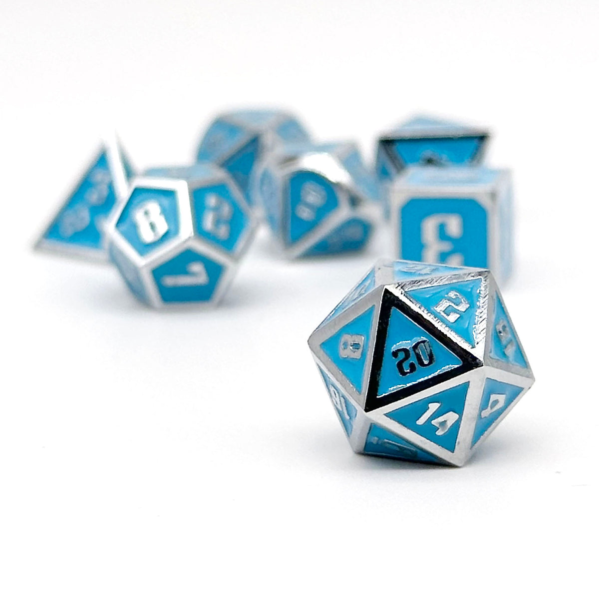 Gravestones - Wraiths Heart - Metal Dice Set-Metal - Zinc Alloy Dice-Norse Foundry-Norse Foundry-dungeons & dragons-d&d dice set-rpg dice set-d20-metal dice set-d&d-mini dice set-14mm-perfect for tabletop rpgs
