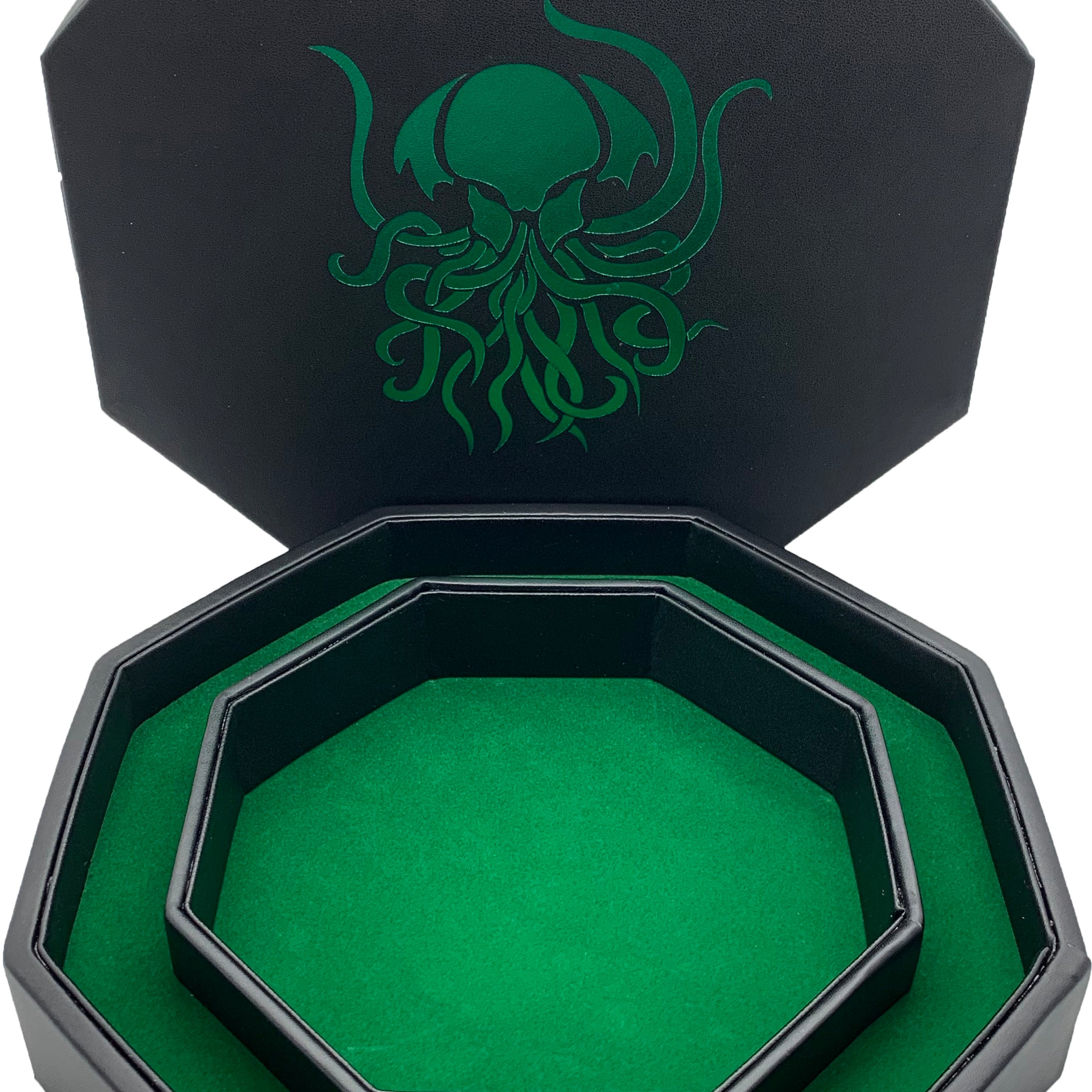 Green Cthulhu - Tray of Holding™ Dice Tray by Norse Foundry-Dice Tray-Norse Foundry-Dice Tray-D&D Dice Tray-D&D Dice Tray-D&D Accessories-DnD Dice Storage