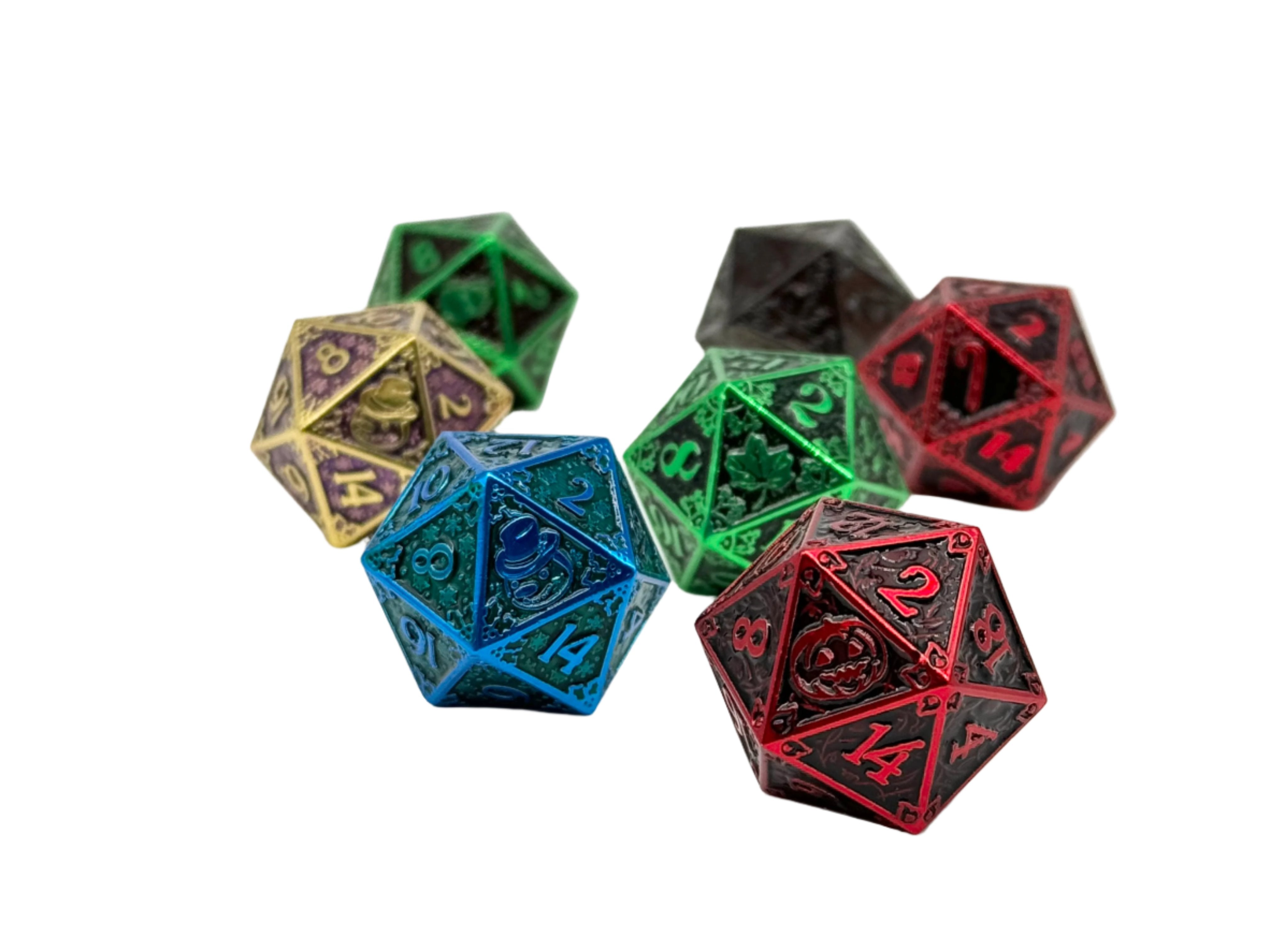 Holiday Mystery Metal D20-Norse Foundry-d20-dice-dungeons and dragons-d&d-dnd d20-dungeons & dragons-mystery deal