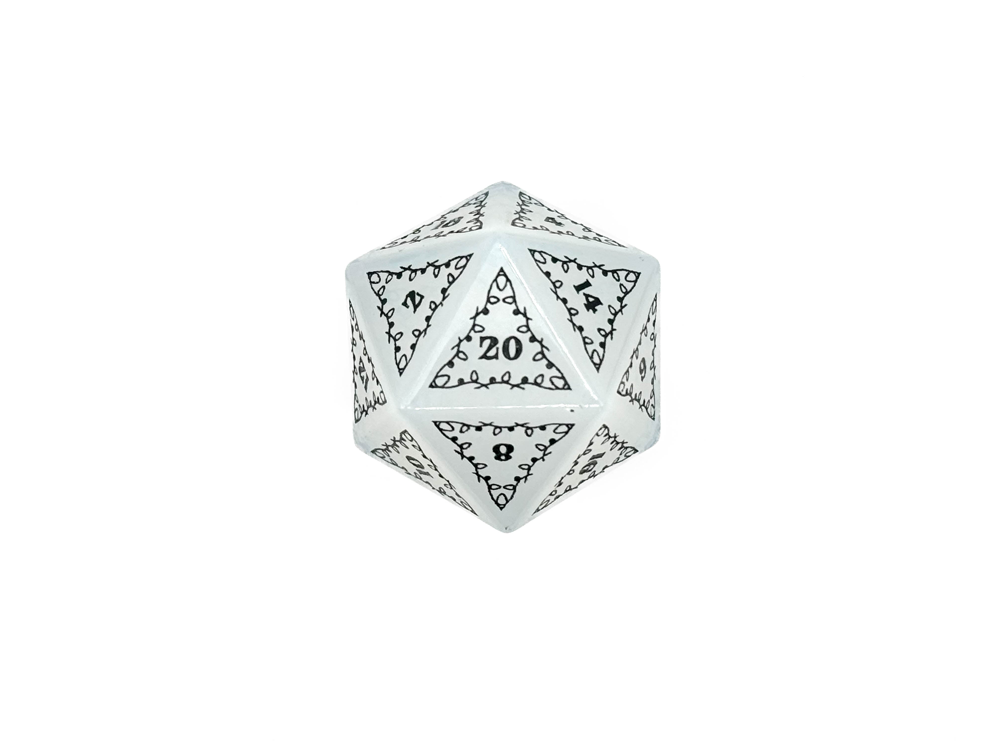 Holiday Wonderland Stone D20-Norse Foundry-d20-dice-dungeons and dragons-d&d-dnd d20-dungeons & dragons-mystery deal
