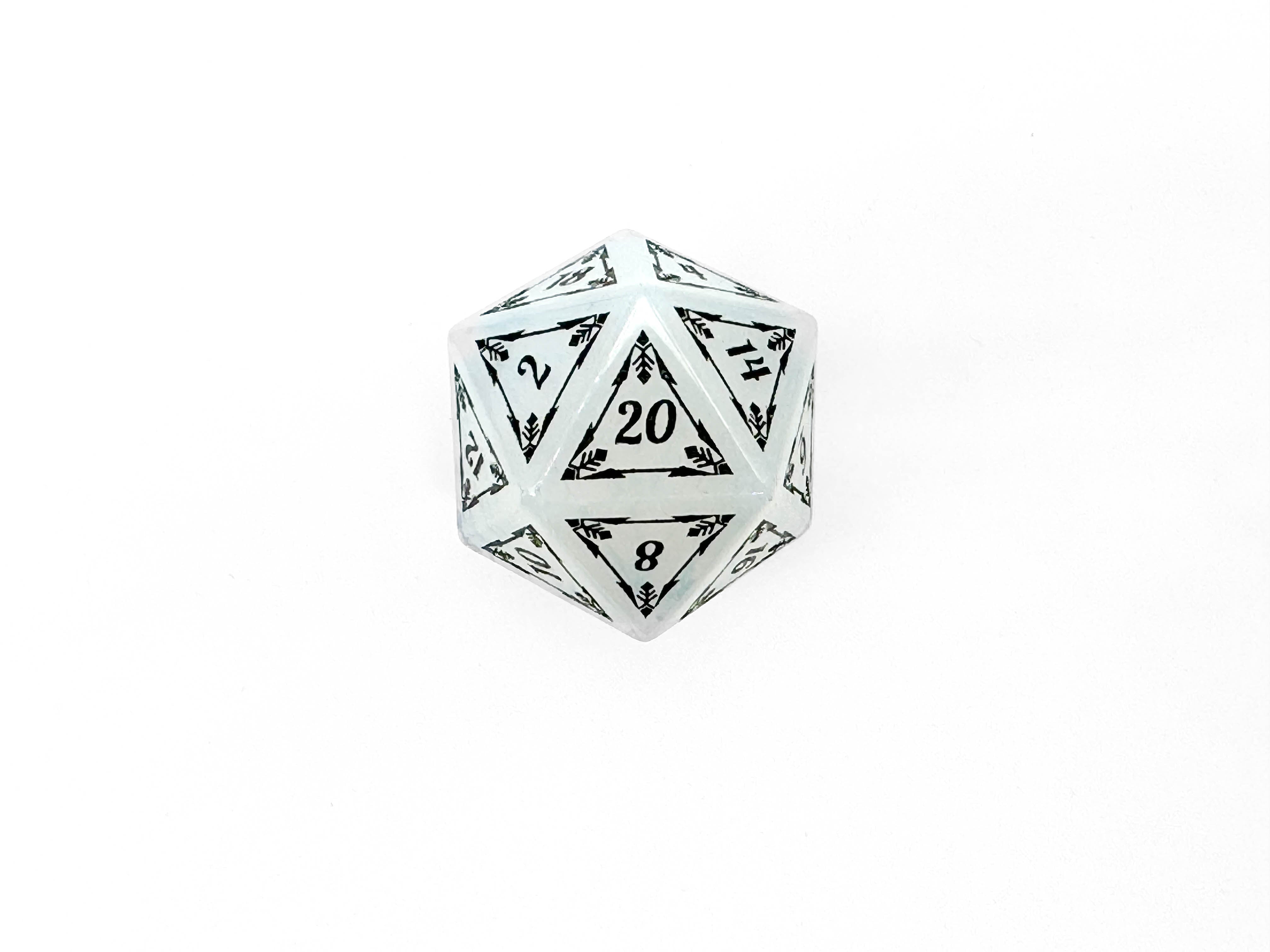 Holiday Wonderland Stone D20-Norse Foundry-d20-dice-dungeons and dragons-d&d-dnd d20-dungeons & dragons-mystery deal