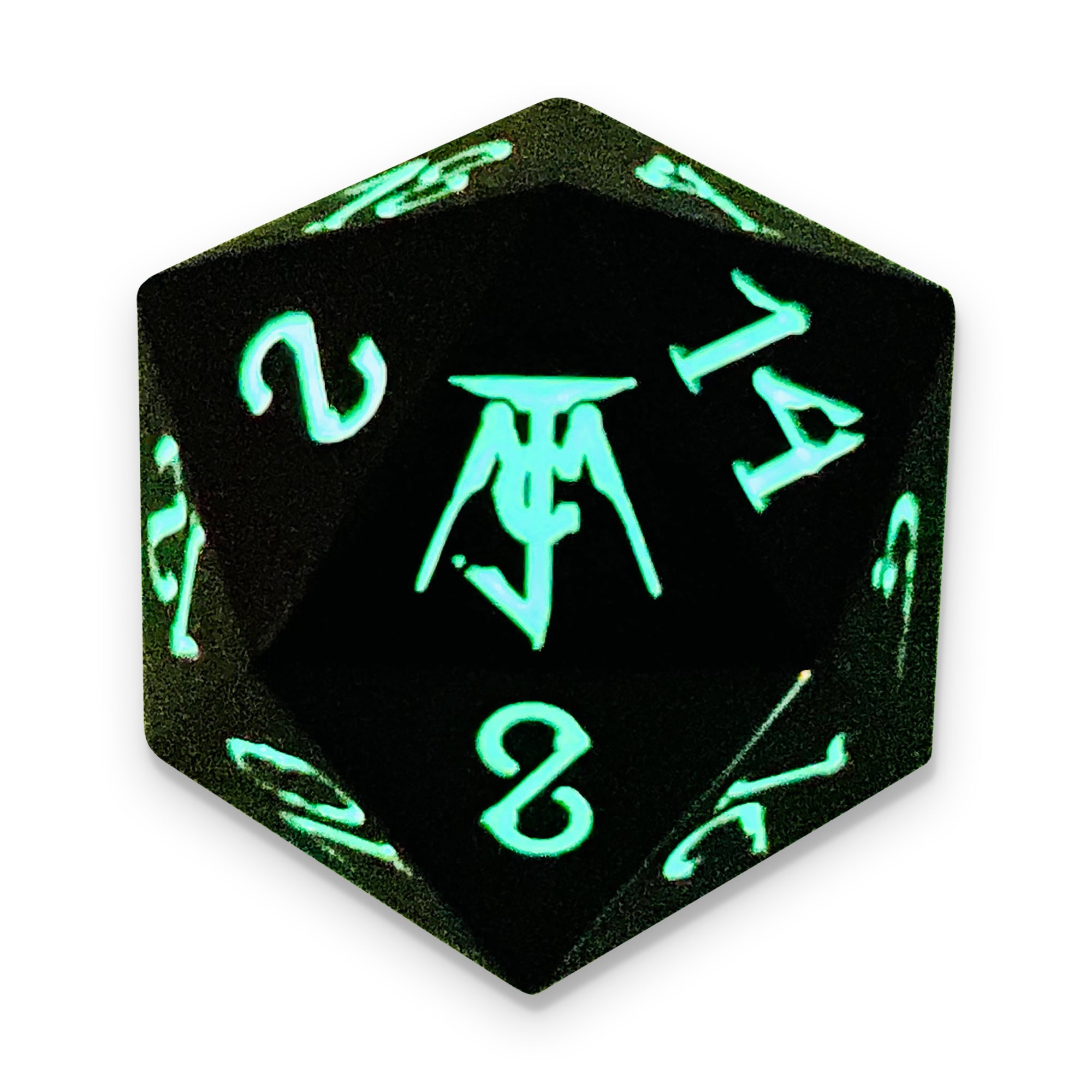 Jason Charles Miller Exclusive D20 Boulder- 45MM Alloy Metal Boulder-Metal - Zinc Alloy Dice-Norse Foundry-Norse Foundry-dungeons & dragons-d&d dice-rpg dice-d20-metal dice-d&d-45mm-oversize-boulder-perfect for tabletop rpgs