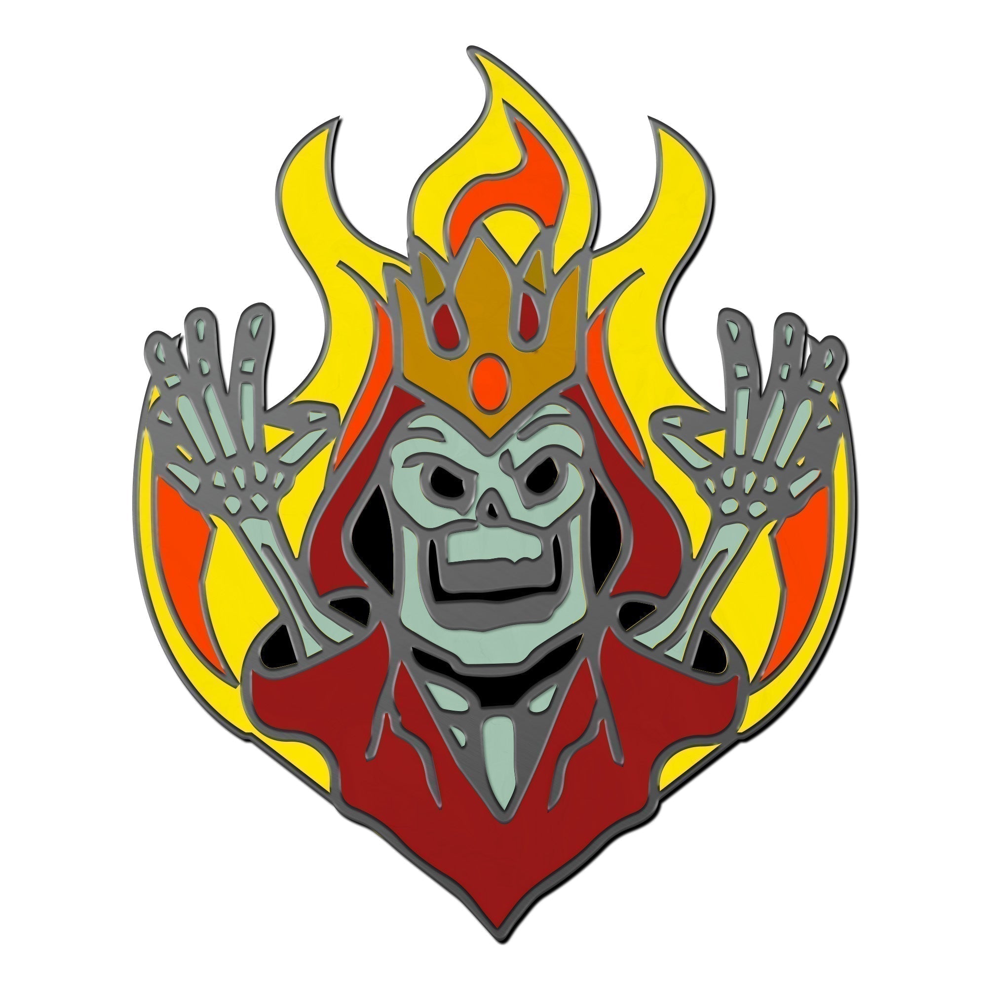 Lich - Hard Enamel Adventure Dice Pin Metal by Norse Foundry-Pins-Norse Foundry-D&D Enamel Pin-D&D Pin-Dungeons and Dragons Enamel Pin-DnD Accessories