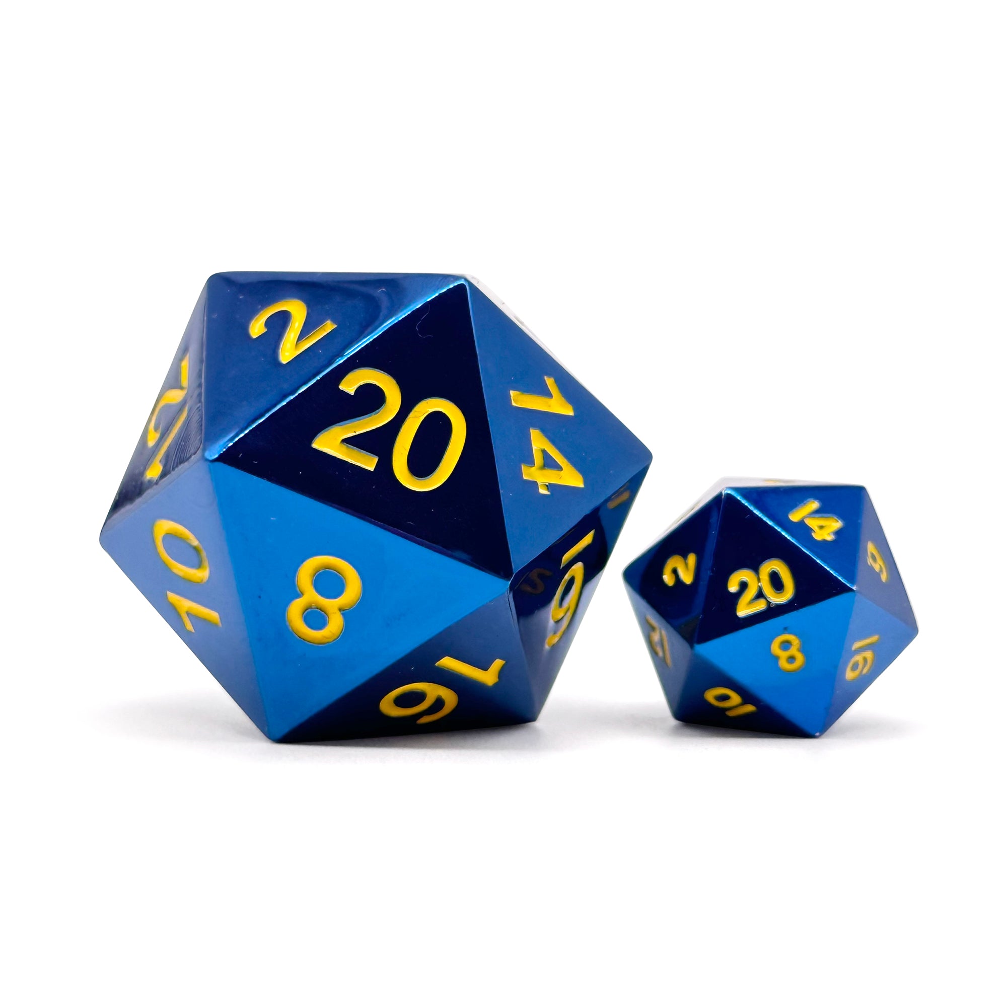 Lightning Bolt - Boulder® 45mm D20 Metal Dice-Zinc Alloy Dice-Norse Foundry-Norse Foundry-dungeons & dragons-d&d dice-rpg dice-d20-metal dice-d&d-45mm-oversize-boulder-perfect for tabletop rpgs