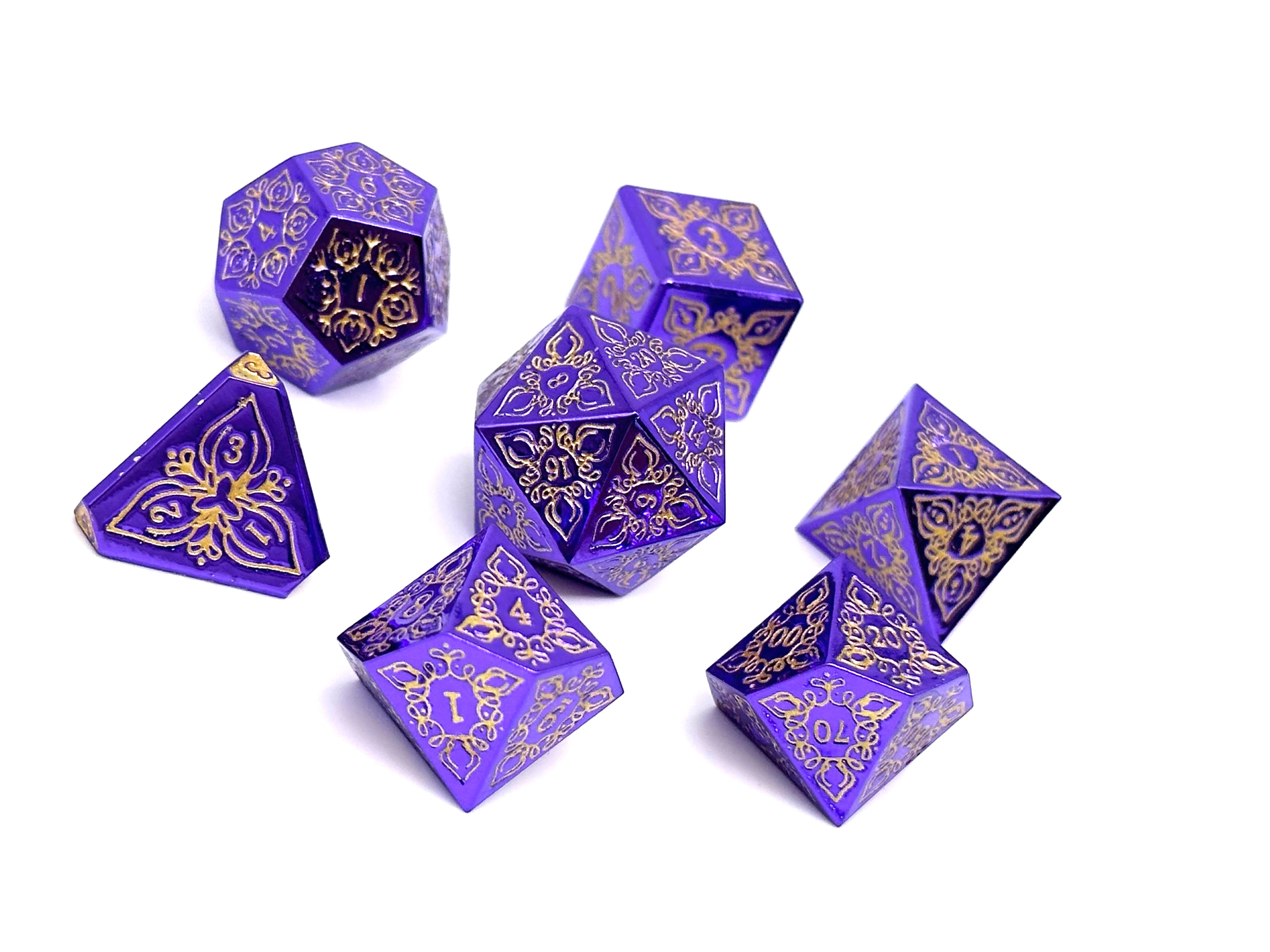 Feyweave - Midsummer-Norse Foundry-Norse Foundry-dungeons & dragons-d&d dice set-rpg dice set-d20-metal dice set-d&d-perfect for tabletop rpgs