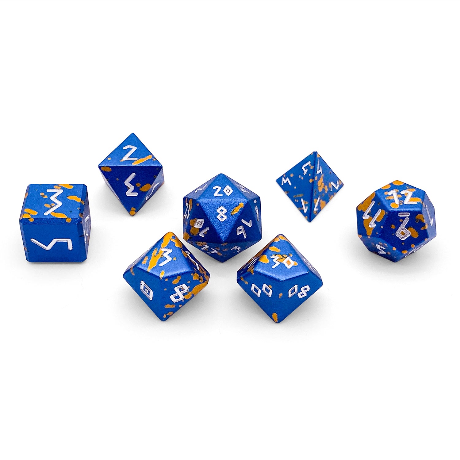 Mimic - 7 Piece RPG Set 6063 Aluminum Wondrous Dice-Wondrous Dice | Set of 7-Norse Foundry-Norse Foundry-aluminum dice-dungeons & dragons-d&d dice set-rpg dice set-aluminum d&d dice set-d&d-lightweight-perfect for tabletop rpgs