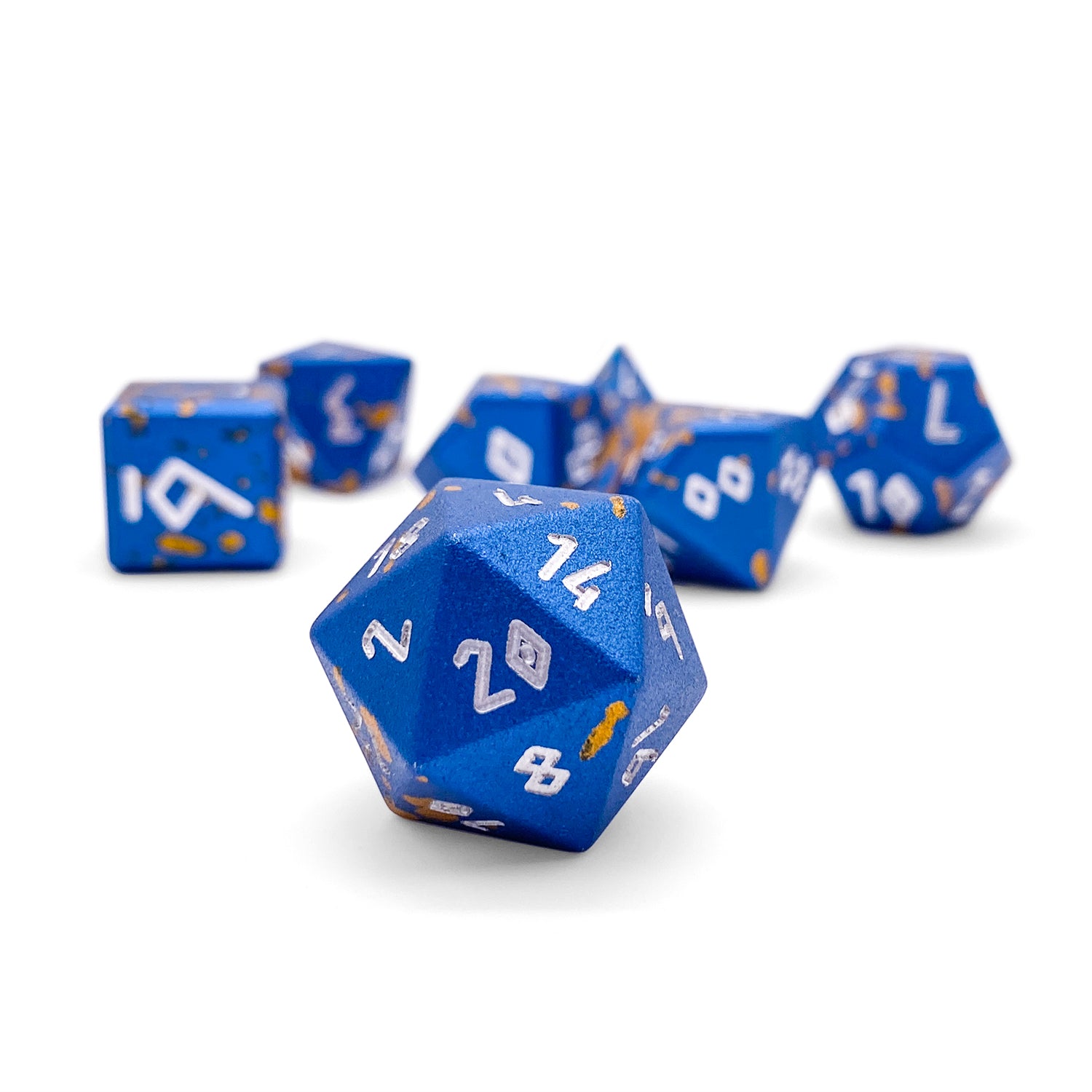 Mimic - 7 Piece RPG Set 6063 Aluminum Wondrous Dice-Wondrous Dice | Set of 7-Norse Foundry-Norse Foundry-aluminum dice-dungeons & dragons-d&d dice set-rpg dice set-aluminum d&d dice set-d&d-lightweight-perfect for tabletop rpgs