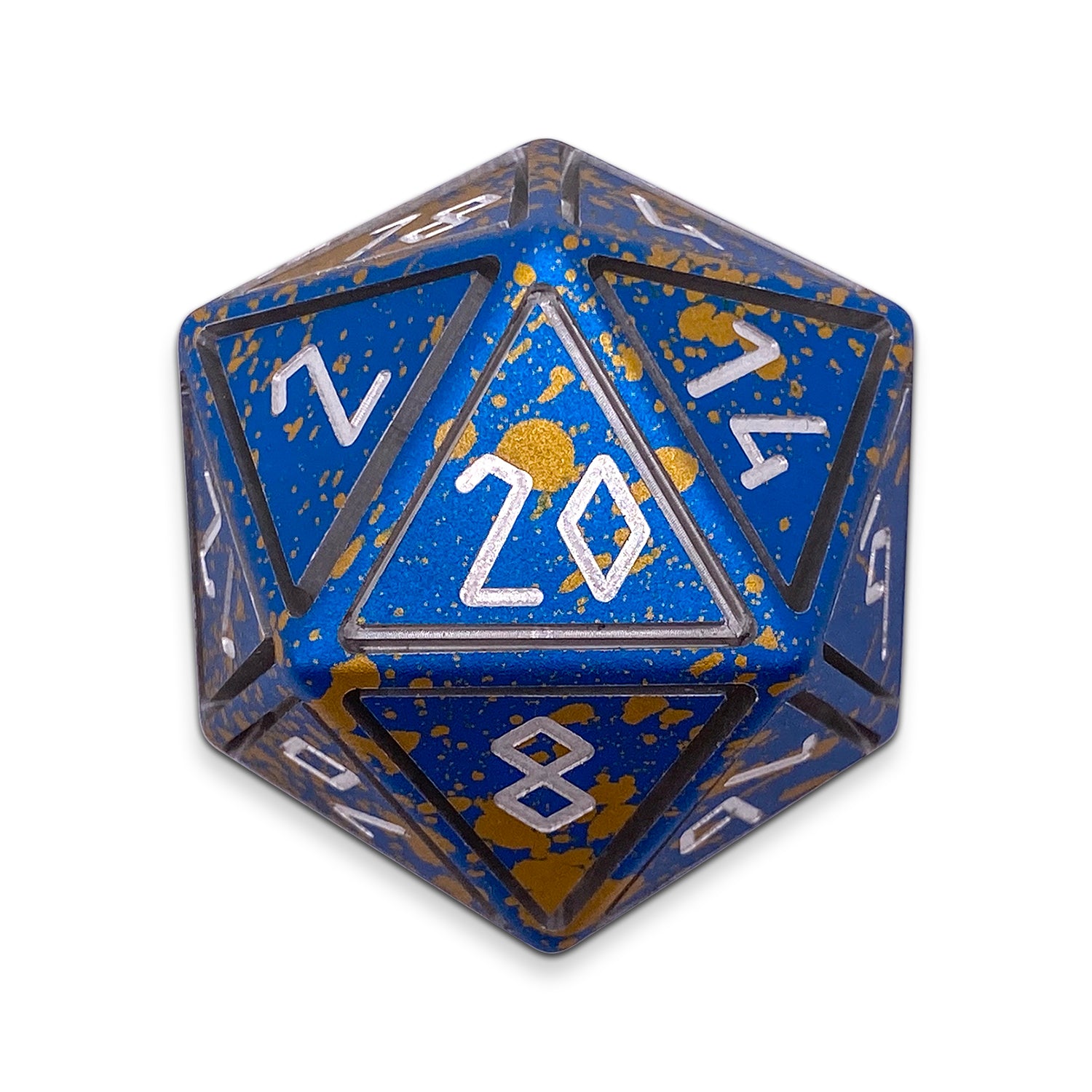 Mimic - Nimbus™ Boulder® 55mm 6063 Aluminum Wondrous Dice-Dice-Norse Foundry-Norse Foundry-aluminum dice-dungeons & dragons-d&d dice-rpg dice-d20-d&d-55mm-oversize-boulder-perfect for tabletop rpgs