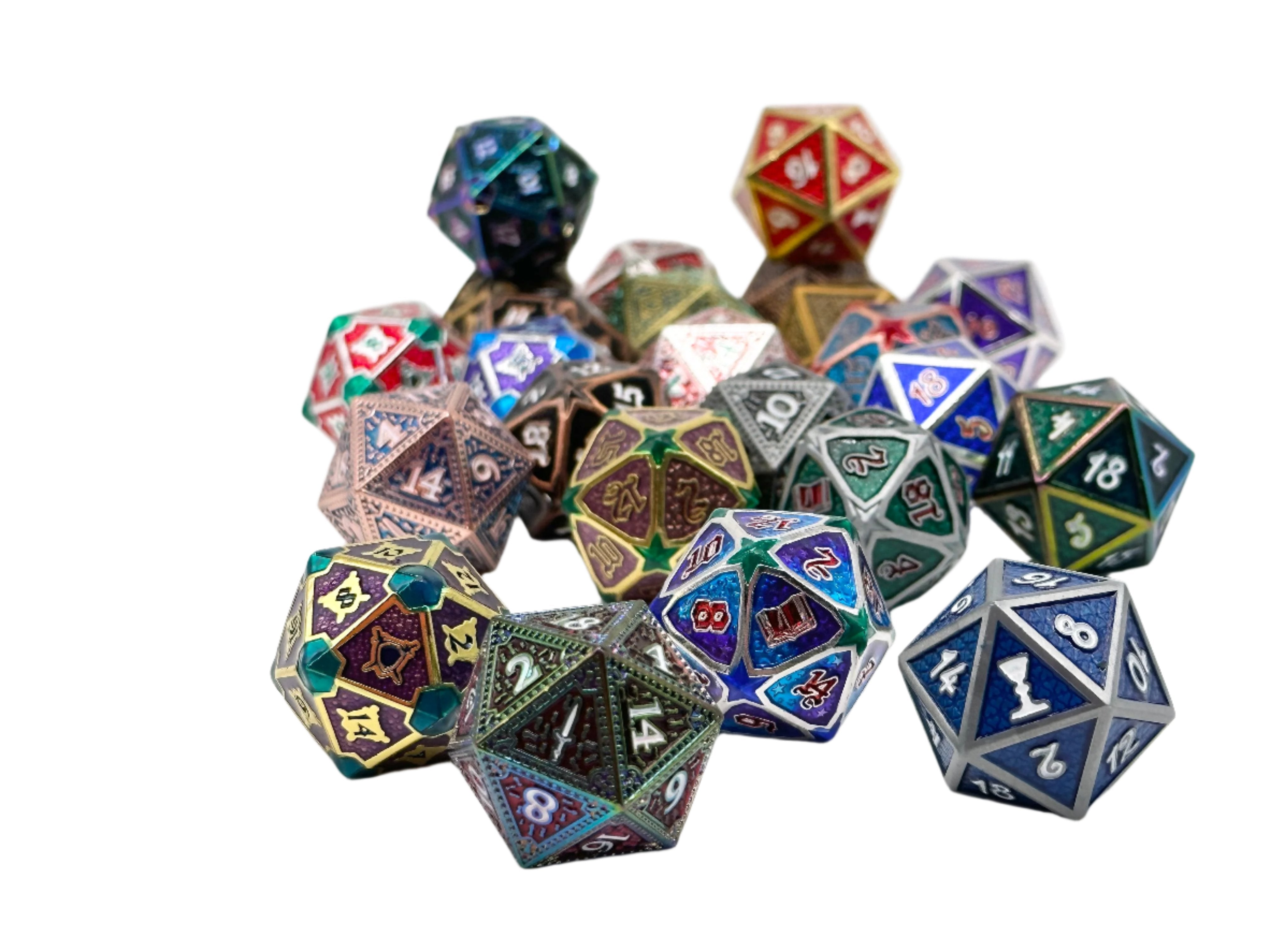 Mystery Dice 1st Edition-Alloy Dice-Norse Foundry-d20-dice-dungeons and dragons-d&d-dnd d20-dungeons & dragons-mystery deal