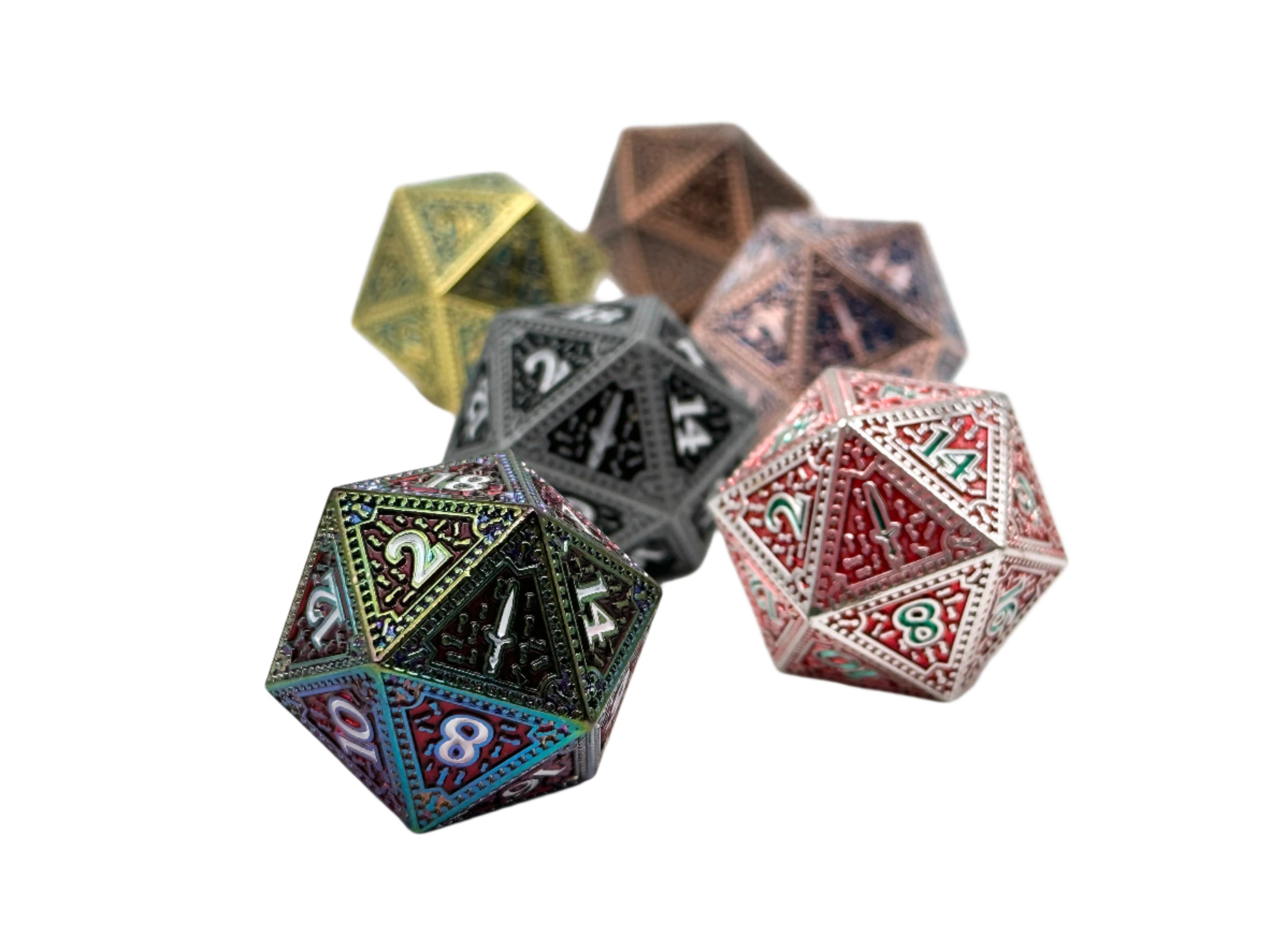 Mystery Dice 1st Edition-Alloy Dice-Norse Foundry-d20-dice-dungeons and dragons-d&d-dnd d20-dungeons & dragons-mystery deal