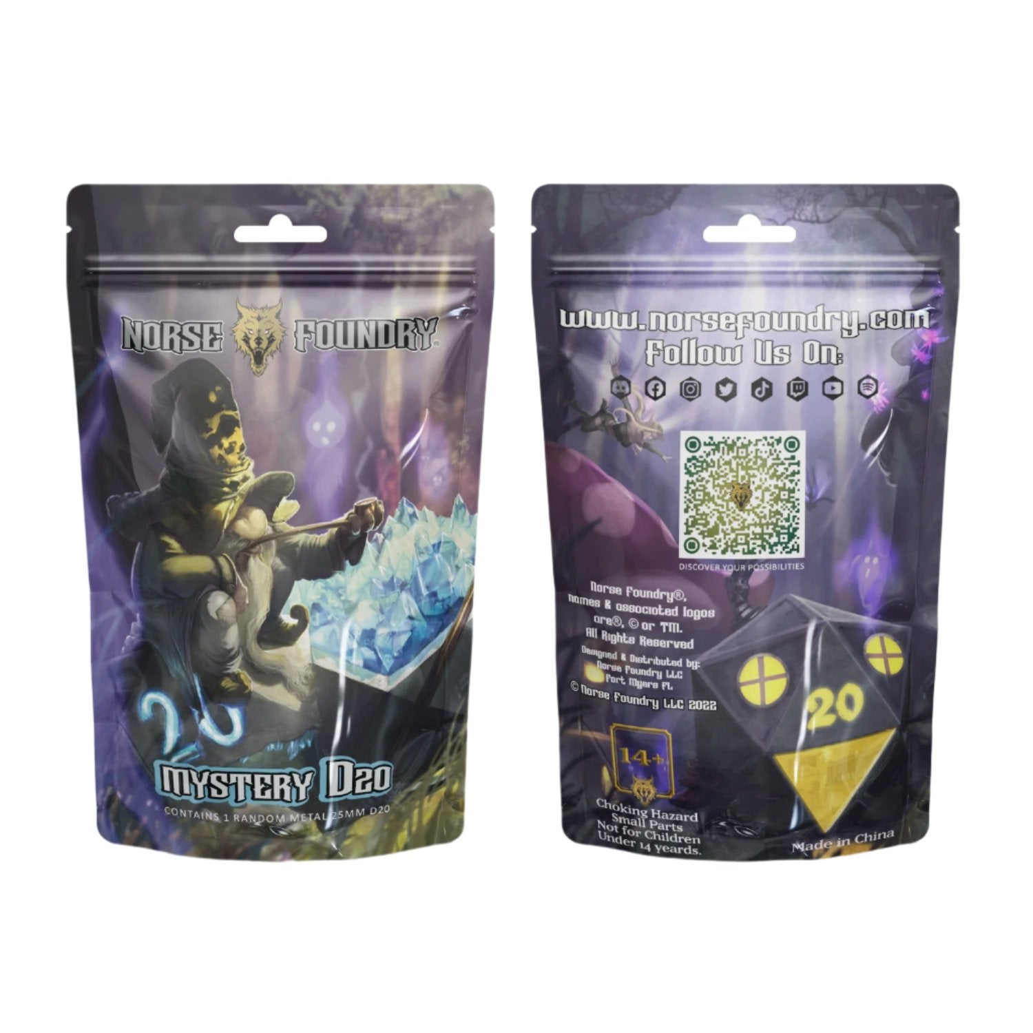 Mystery Dice Series 3 - Into the Fae Forest-Norse Foundry-d20-dice-dungeons and dragons-d&d-dnd d20-dungeons & dragons-mystery deal