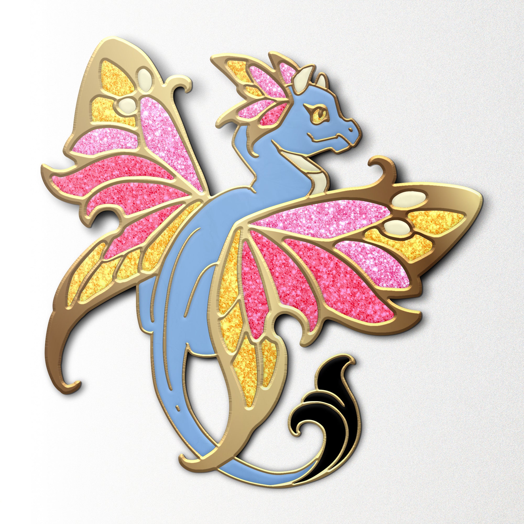 Mystery Dragon Pin-Norse Foundry-mysterypins-mystery-pins-d&d-dungeons & dragons-accessories-dnd pins
