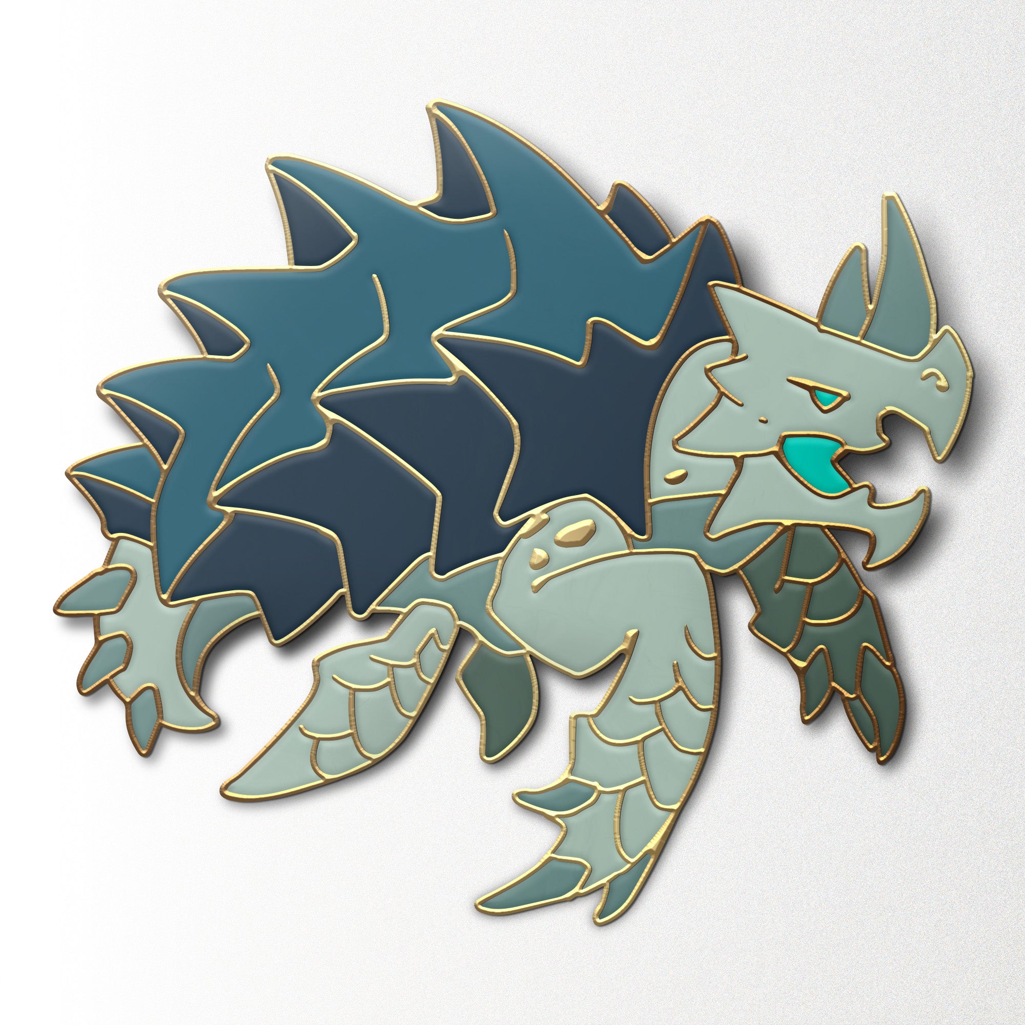 Mystery Dragon Pin-Norse Foundry-mysterypins-mystery-pins-d&d-dungeons & dragons-accessories-dnd pins