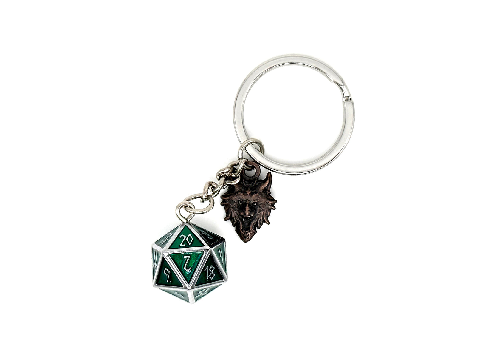 Norse D20 Keychains - Green - NOR 03709