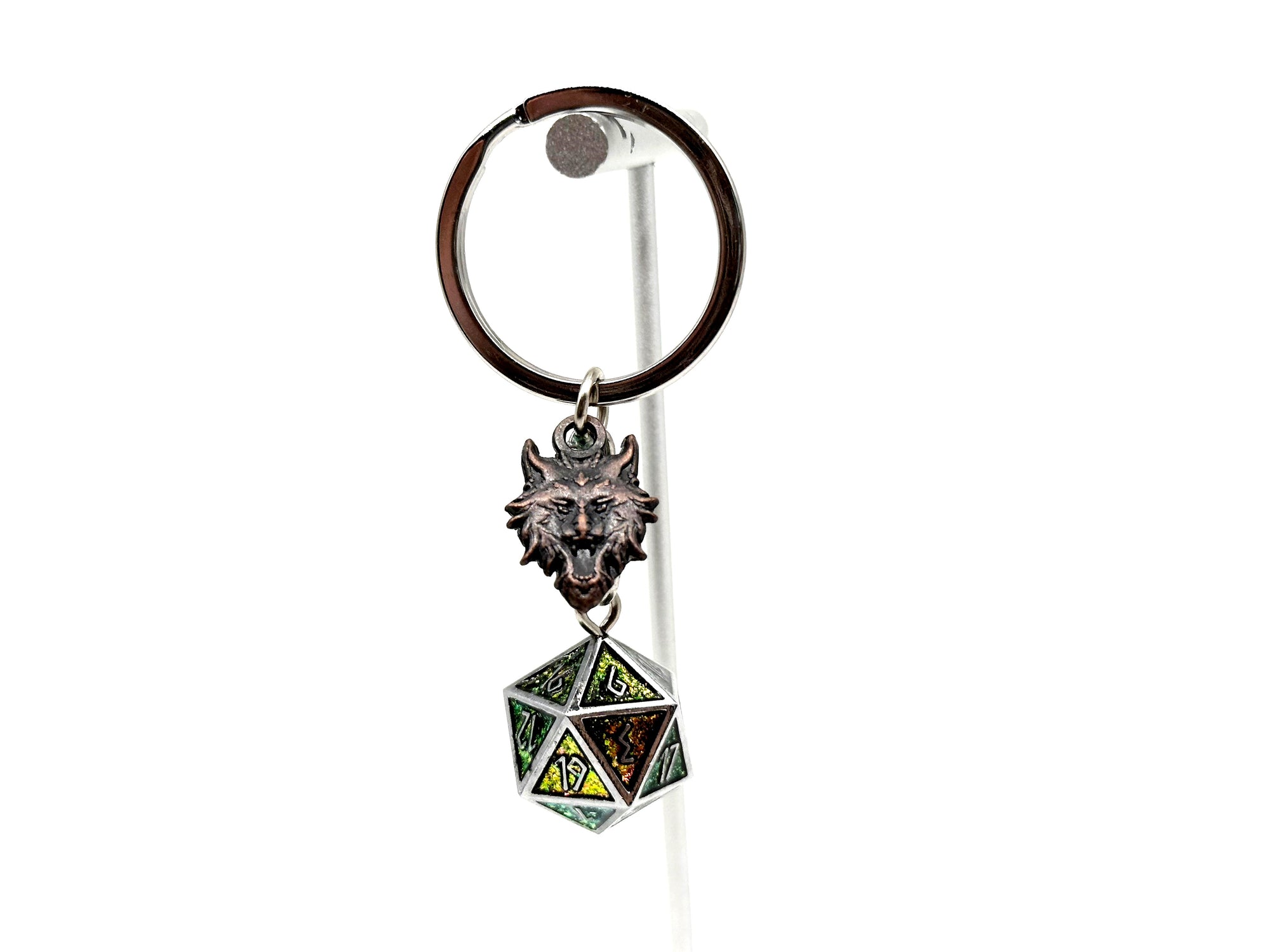 Norse D20 Keychains - Sparkle Green - NOR 03720